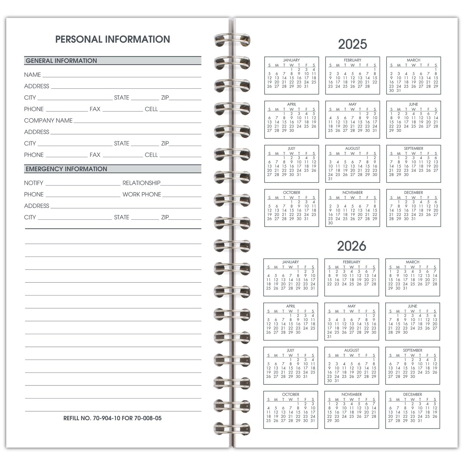 AT-A-GLANCE 2025 Weekly Appointment Book Planner - 3.25