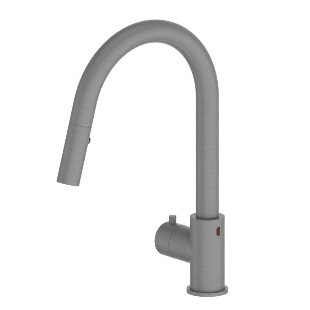 ZLINE Gemini Touchless Kitchen Faucet in Gun Metal - Motion Sensor Hands-Free Pull Down Sprayer for Modern Kitchens | Perfect for Cooking, Washing Dishes & Multi-Tasking