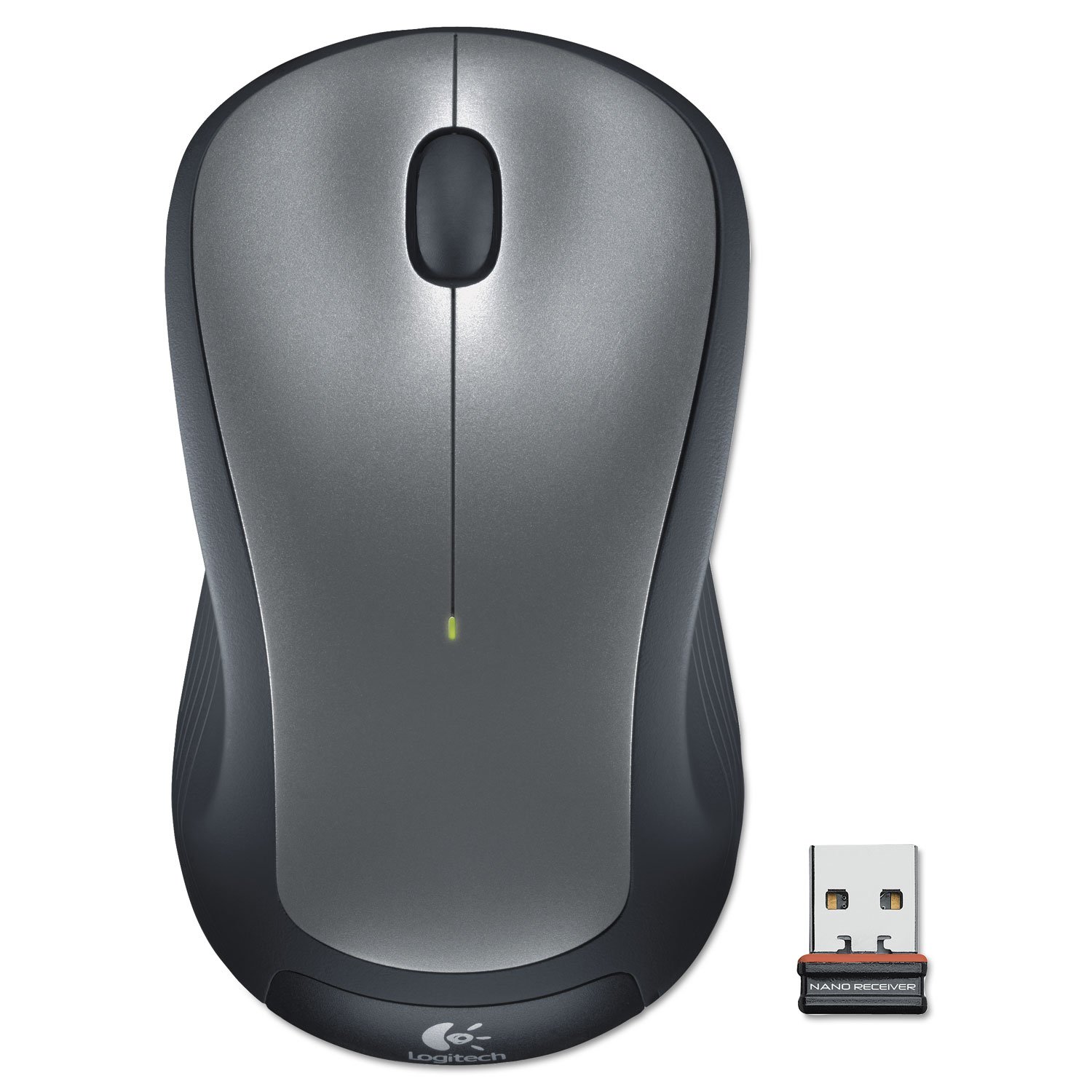 Logitech M310 Wireless Mouse - Silver (LOG910001675) | Ergonomic Design, Long Battery Life for Home, Office & Gaming Use