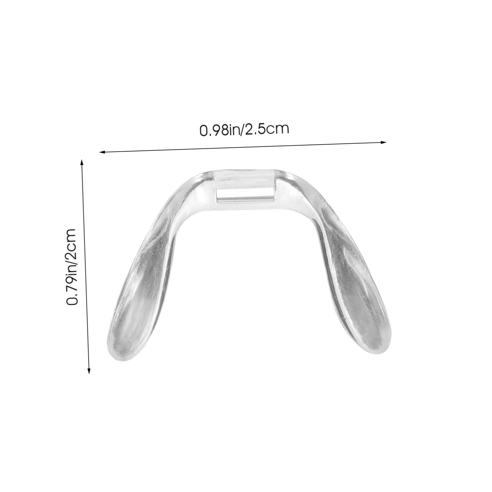 JECOMPRIS 3-Pack Non-Slip Glasses Nose Pads - Hard Plastic Eyewear Accessories for Adults & Kids - Perfect for Reading, Computer Use, and Daily Wear