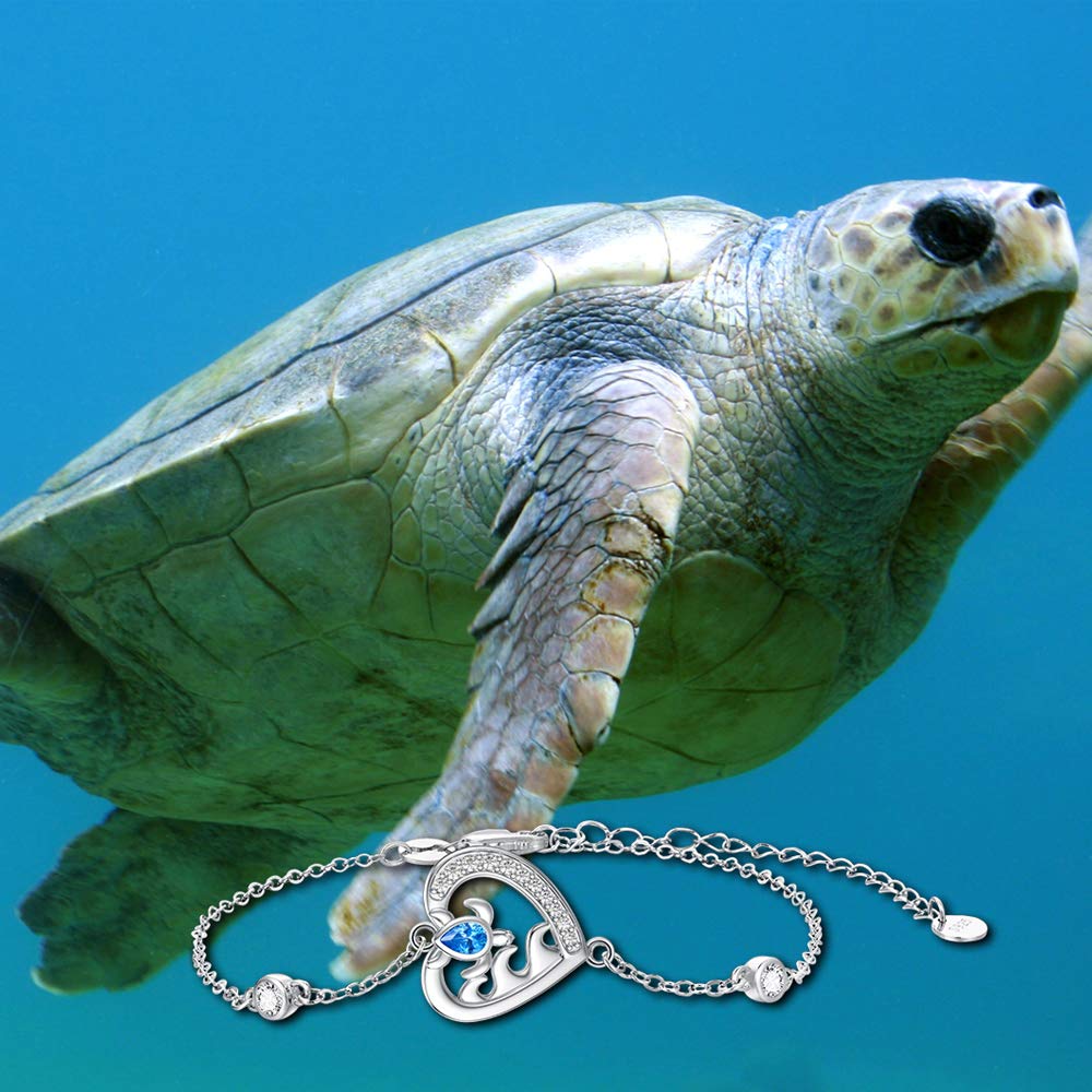 POPKIMI Cute Animal Anklets for Women - Sterling Silver Beach Foot Jewelry, Perfect for Beach Themed Gifts, Birthday Presents, and Summer Vacation Accessories