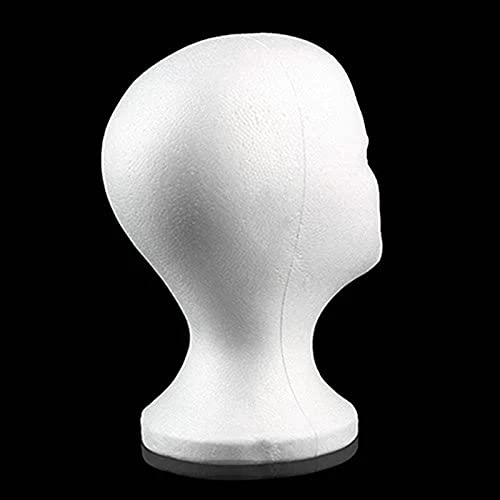 Eduuyvee Foam Mannequin Head for Display - Sunglasses, Eyeglasses, Hats, Caps & Headphones Holder - Perfect for Retail Stores, Boutiques & Fashion Displays