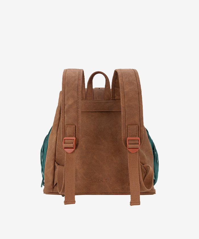 Montana West Fringe Backpack for Women - Stylish Leather Crossbody Purse with Tassel Details | Perfect for Travel, Work & Everyday Use