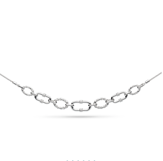 Marina Rope Link Duo Graduated Chain Necklace - Elegant Layered Gold Jewelry for Women | Perfect for Date Night, Office Wear & Special Occasions