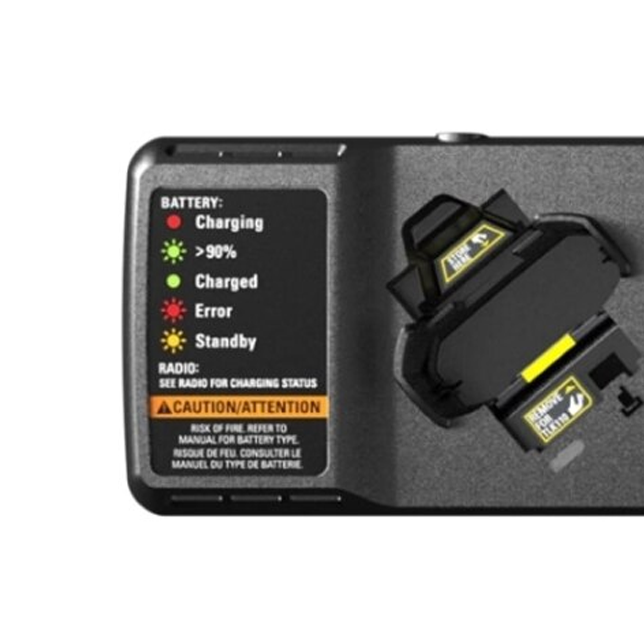Motorola PMLN8569A IMPRES™ 2 Multi-Unit Fast Charger with LCD Display - Charge 6 Batteries Simultaneously for Two-Way Radios, Walkie Talkies & Communication Devices