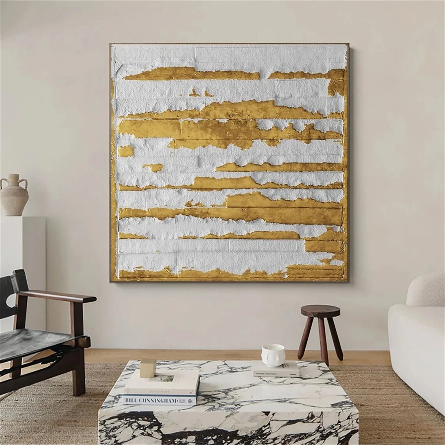 Abstract Painting #AB 254 - Modern Wall Art for Living Room, Bedroom & Office Decor | Large Canvas Artwork for Home & Commercial Spaces