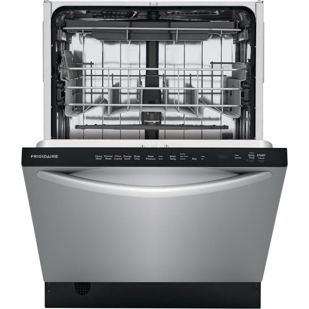 Frigidaire FDSH4501AS 24 Inch Built-In Stainless Steel Dishwasher with EvenDry Technology - Perfect for Modern Kitchens and Large Family Meals