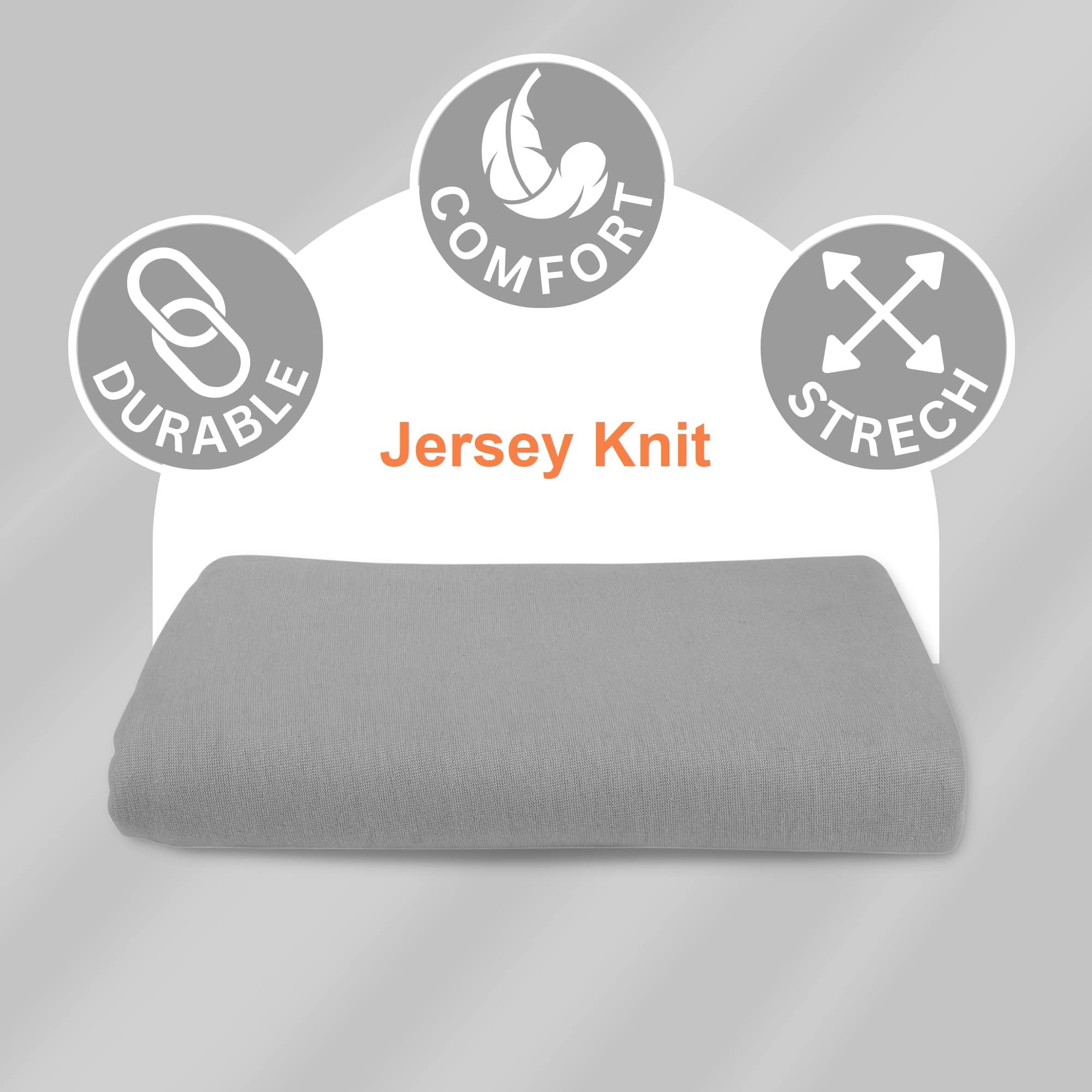 Premium Jersey Knit Cot Fitted Sheet 75