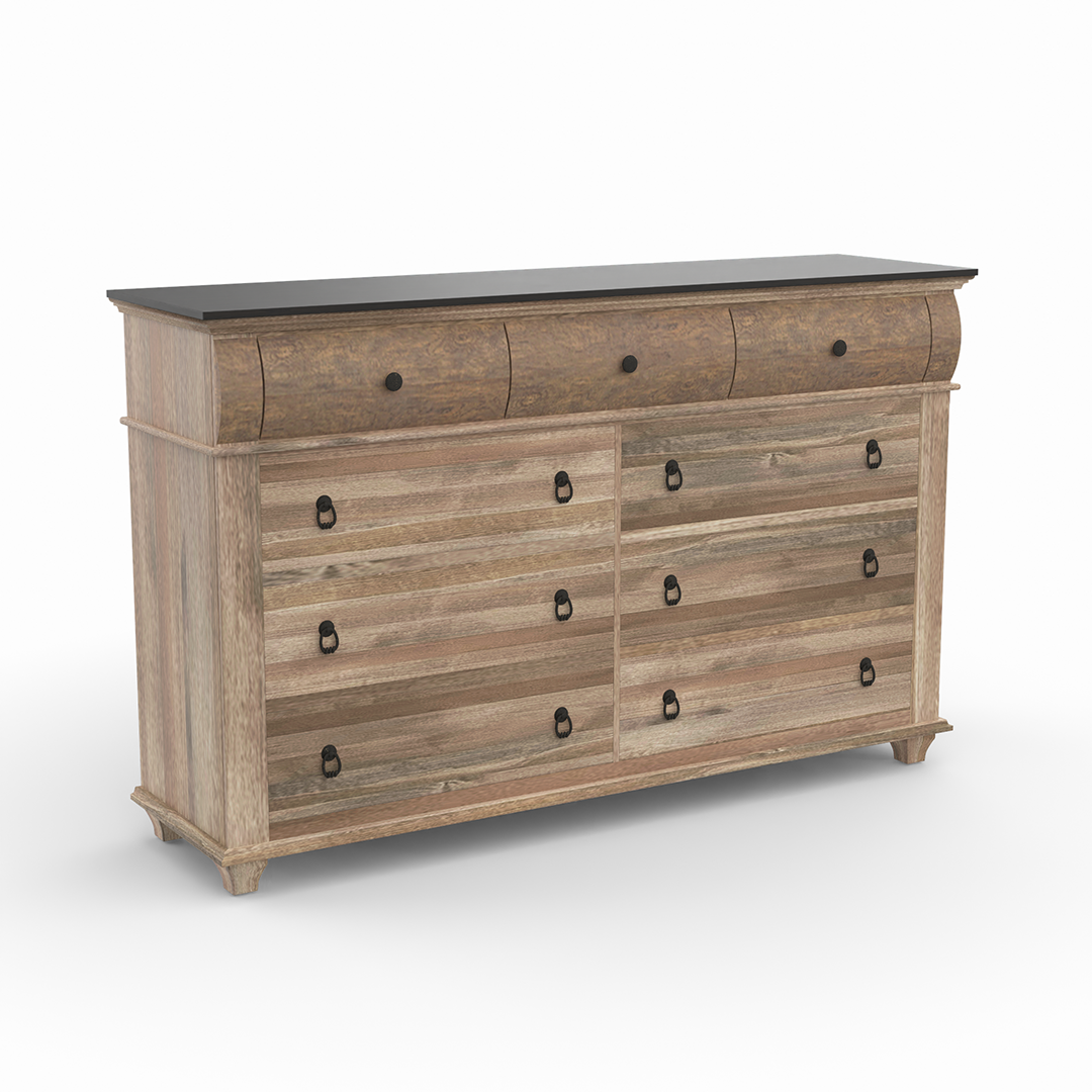 Bartlett Island Dresser - Stylish Wooden Chest of Drawers for Bedroom & Living Room Storage | Perfect for Organizing Clothes, Linens & Home Decor