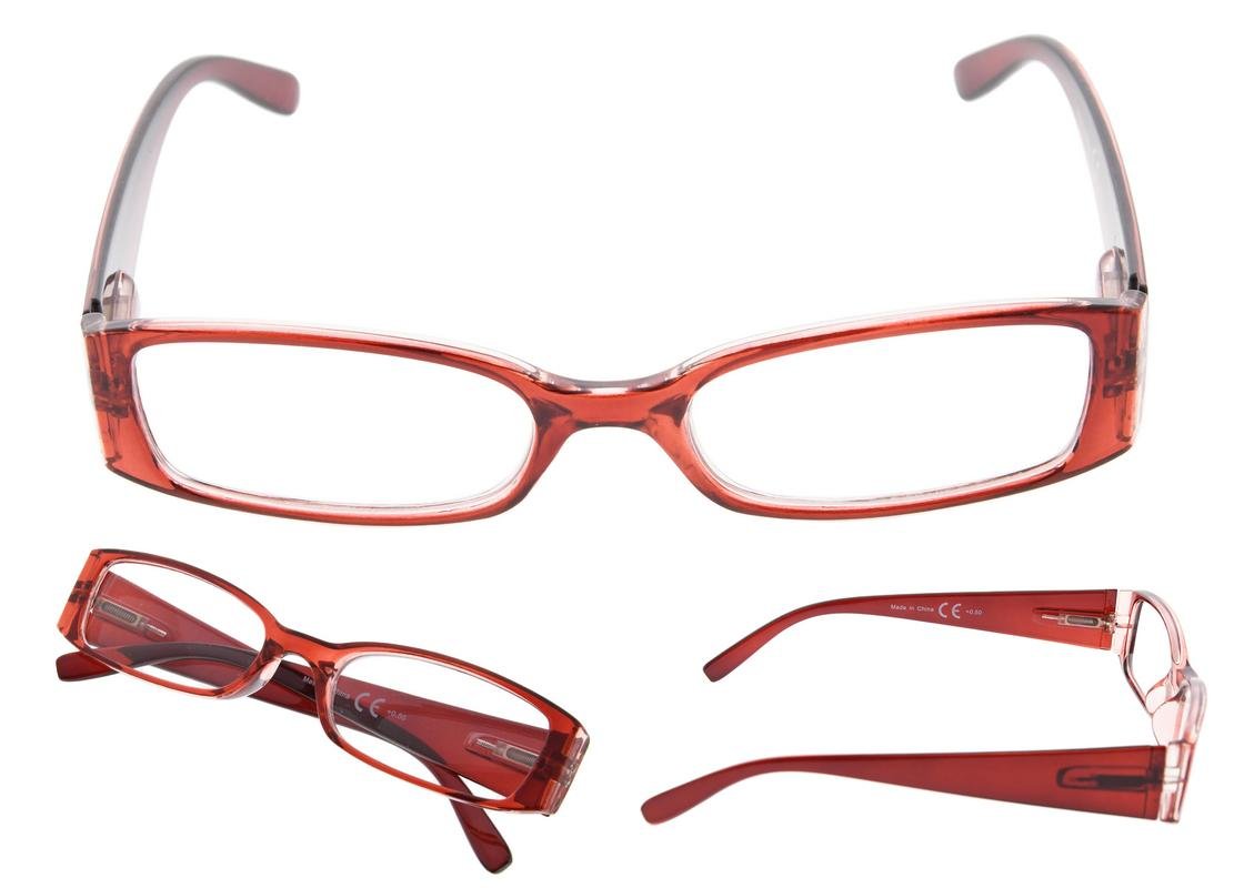 LUR Reading Glasses for Women - 5 Pack Rectangular Readers with Sunglasses Included | Stylish & Comfortable for Reading, Computer Work, and Outdoor Use