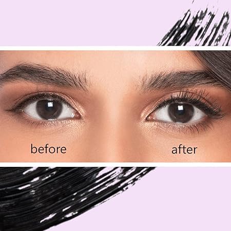 GLAMFAM Hyper Curl Xtreme Mascara - Volumizing & Lengthening Waterproof Black Mascara (5g) with Intense Jet Black Color for Dramatic Lashes | Perfect for Day to Night Wear, Special Occasions & Photography