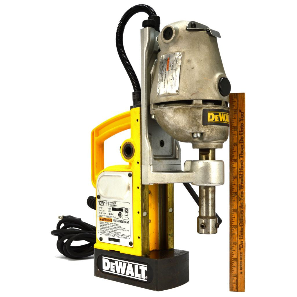 DEWALT DW151 Magnetic Drill Press - 120V 60Hz, Type 1, Used in Great Condition | Perfect for Metalworking, Construction & DIY Projects