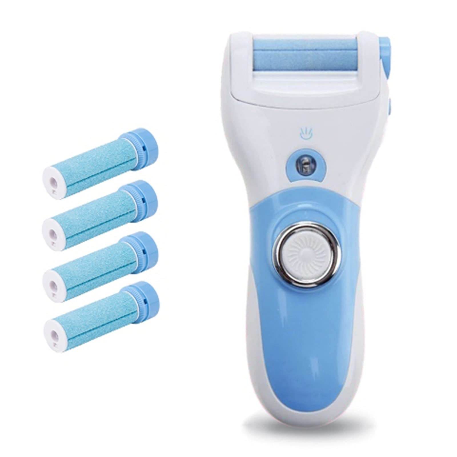 Electric Callus Remover for Feet - Rechargeable Pedicure Tool with Velvet Smooth Technology - Professional Foot Care Machine for Dead Skin & Hard Callus Removal - Perfect for Home Spa & Salon Use (Color: C)