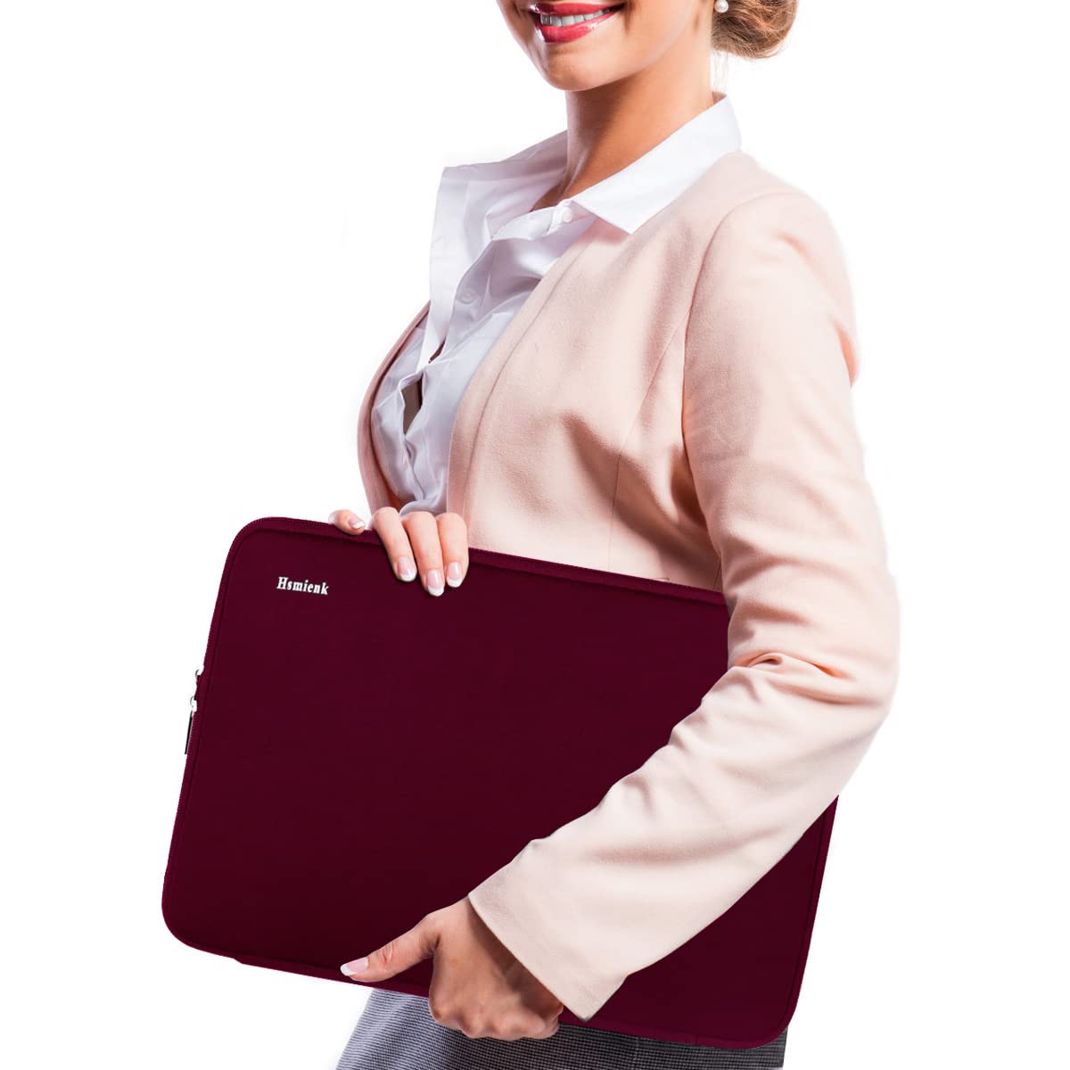 15.6 Inch Shockproof Laptop Case - Durable Protective Cover with Flip Design for HP, ASUS, Lenovo, Acer Notebooks & Ultrabooks | Perfect for Work, School & Travel (Red)