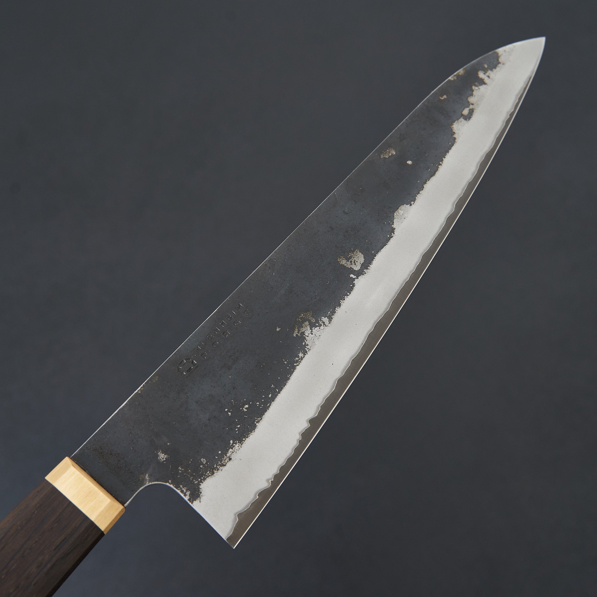 Blenheim Forge 205mm Stainless Clad Gyuto Japanese Chef Knife - Professional Kitchen Knife for Slicing, Dicing & Chopping Vegetables, Meat & Fish