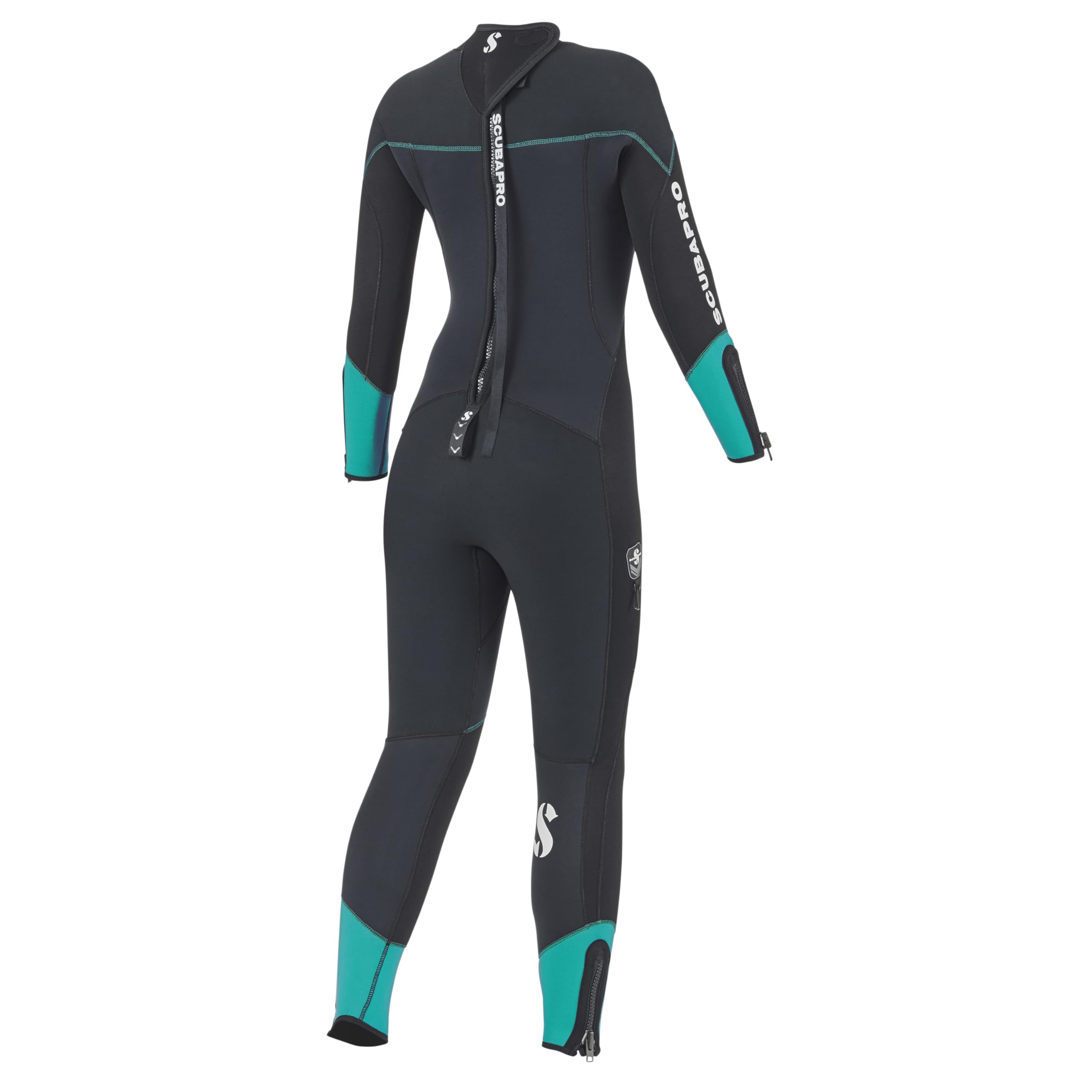 Scubapro Sport Steamer 5mm Back-Zip Women's Wetsuit for Scuba Diving, Snorkeling & Water Sports - Premium Neoprene Full Body Swimsuit with Comfort Fit