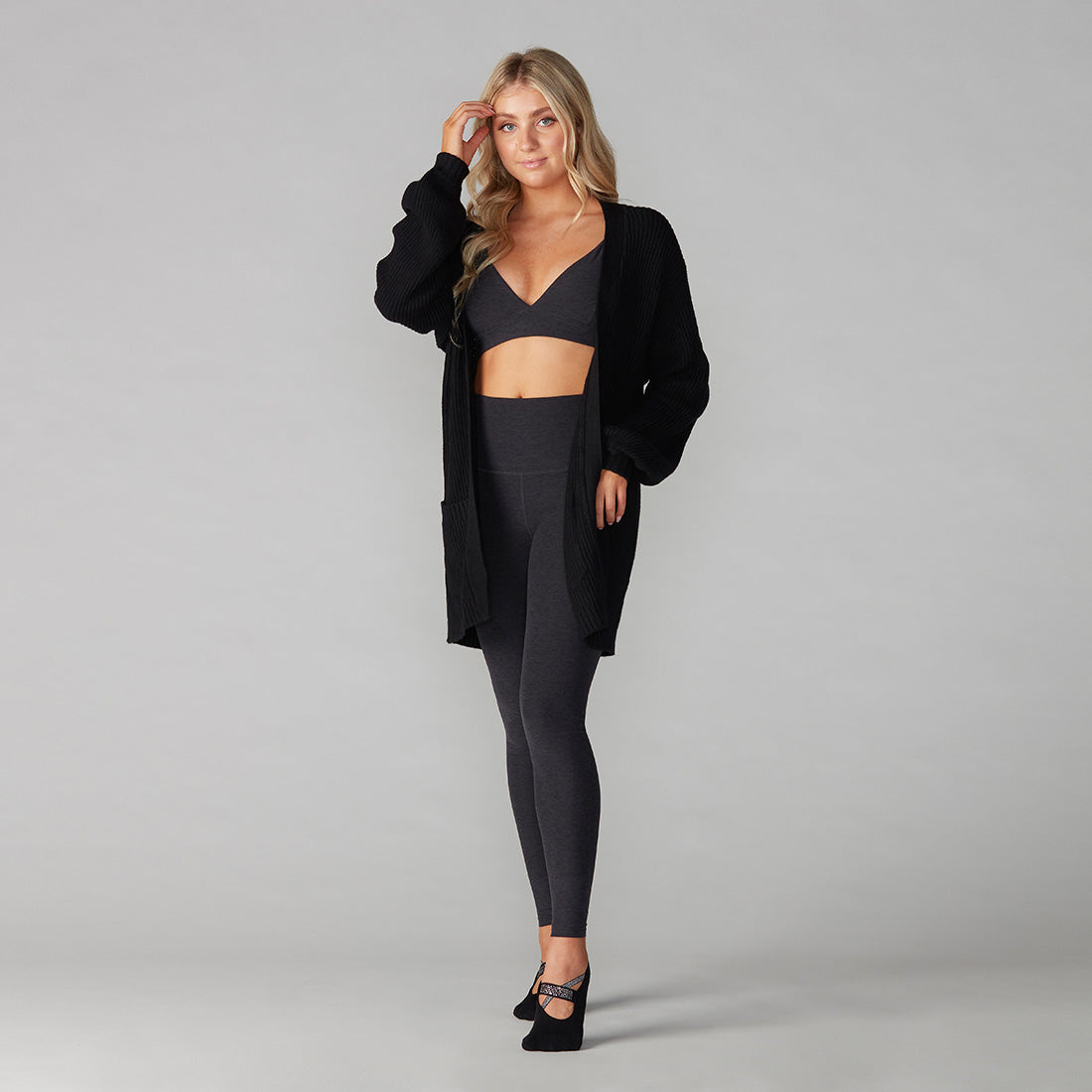 Tavi Noir Alpine Long Cardigan for Women - Soft & Warm Open Front Duster Sweater - Perfect for Fall & Winter Outfits, Office Wear, and Casual Layering
