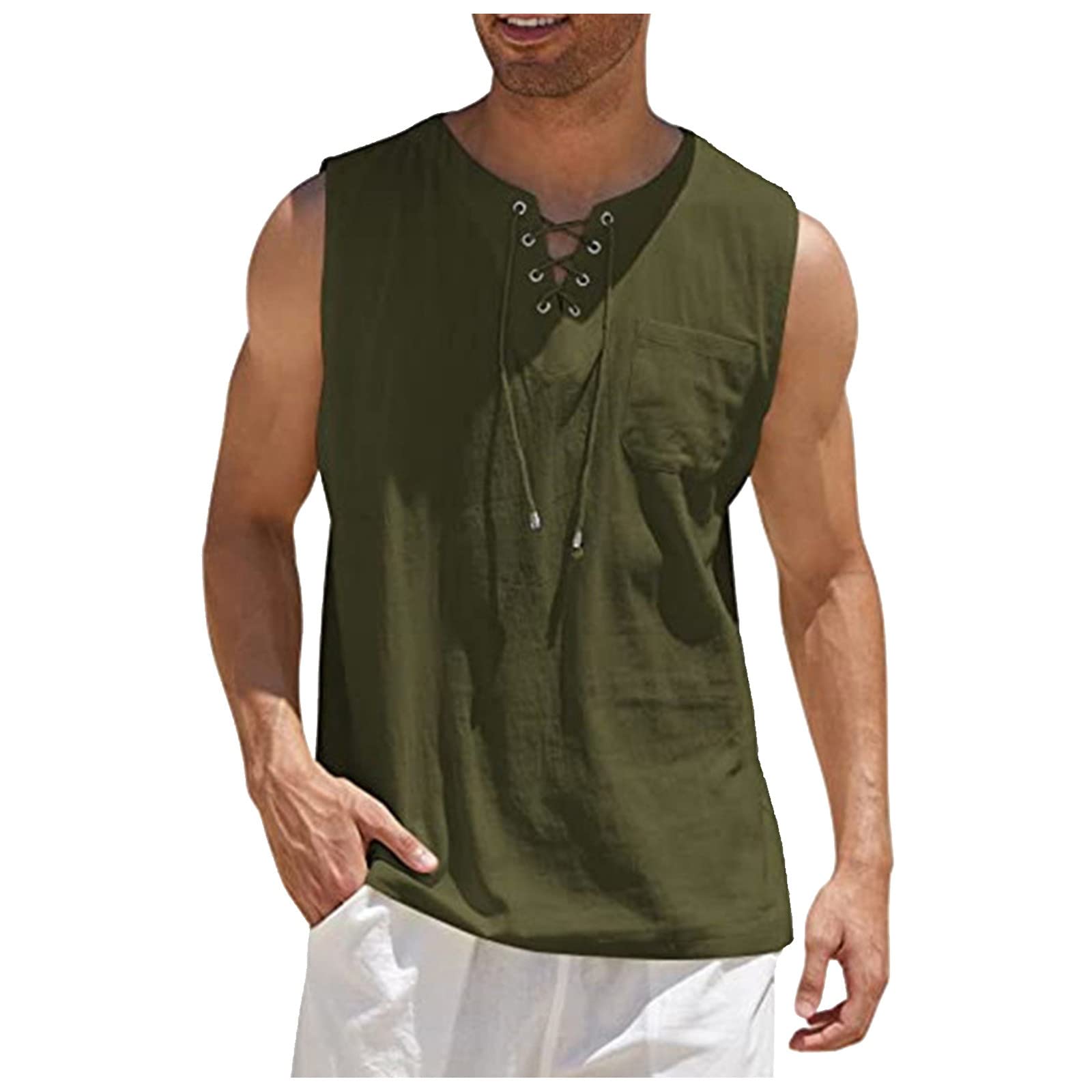 Men's Slim Fit V-Neck Casual T-Shirt - Breathable Spring Sport Jacket & Blouse Style - Perfect for Gym, Running, and Everyday Wear