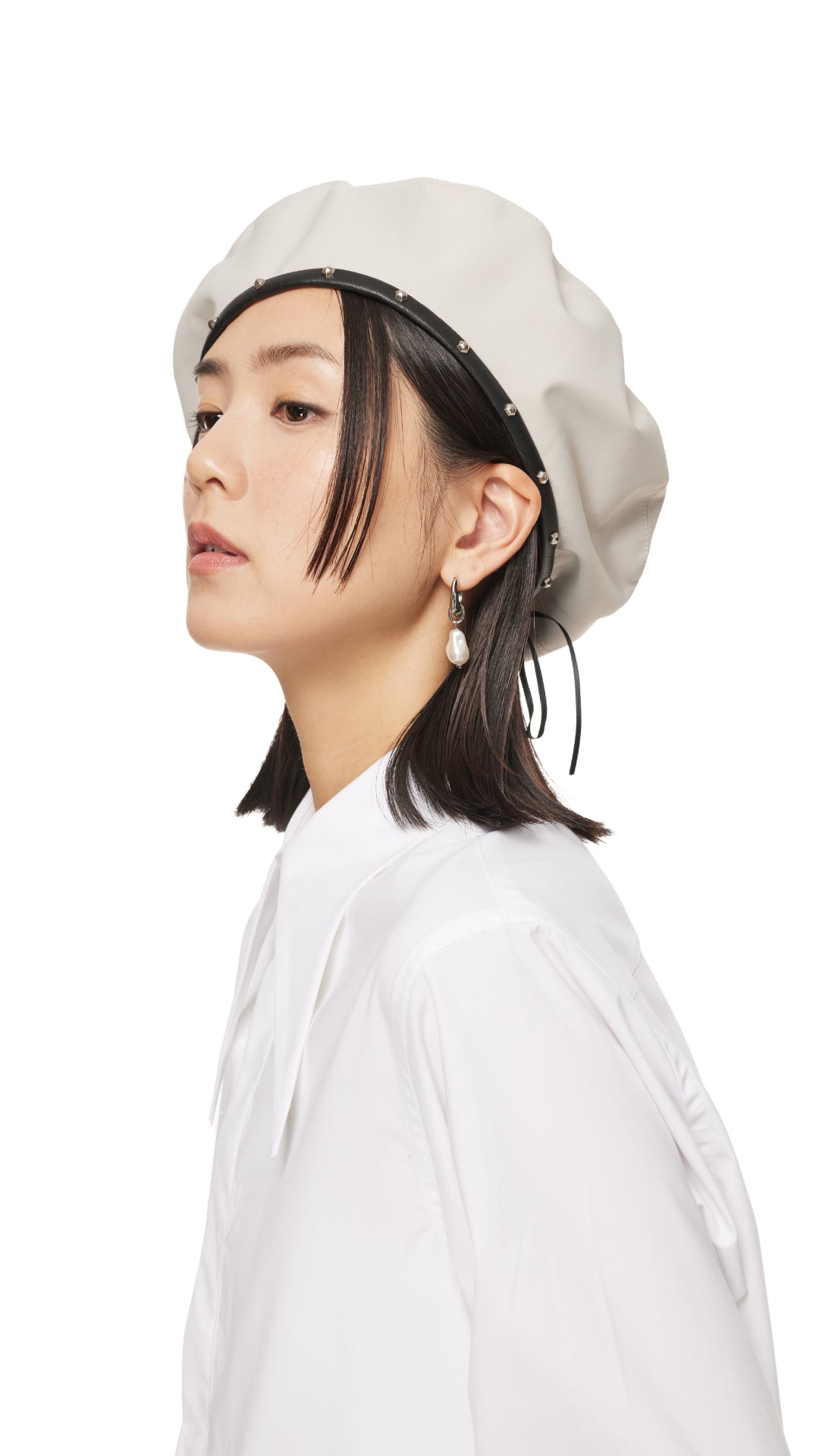 Stylish Pumpkin Studded Full Moon Beret - Fashionable Winter Hat for Women, Perfect for Halloween, Christmas, and Outdoor Activities