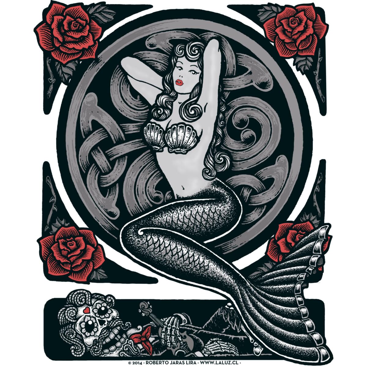 RobertoJL Mermaid 2 Variant Unisex Sweatshirt | Design By Humans | Casual Wear, Street Fashion & Gift Idea