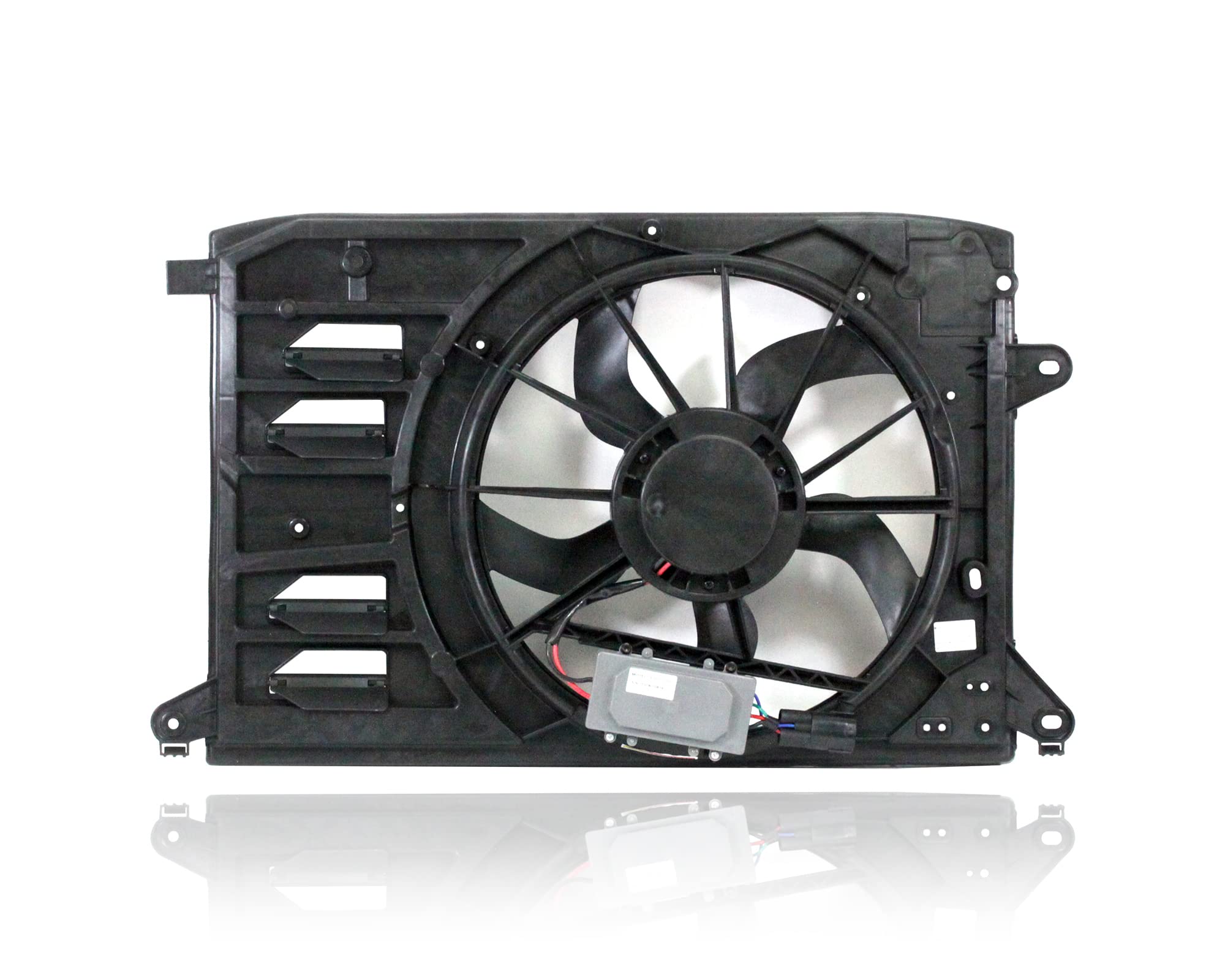 Dual Radiator and Condenser Fan Assembly Replacement for 2013-2019 Ford Fusion Energi/Hybrid & 2013-2020 Lincoln MKZ Hybrid - Compatible with FO3115198 | Pacific Best Inc | Perfect for Cooling System Repair & Maintenance