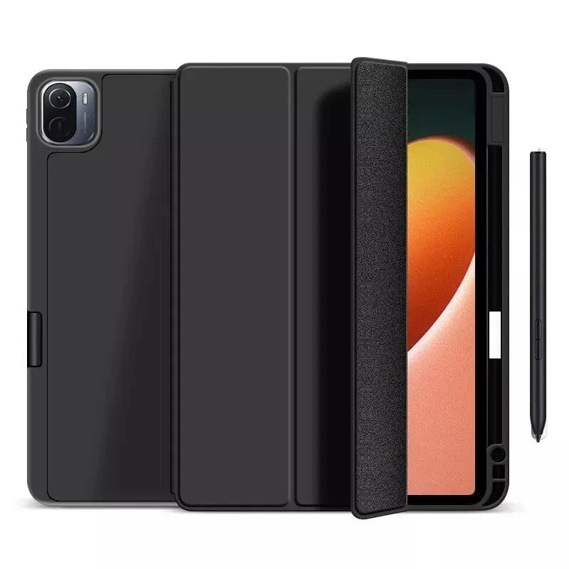 Shockproof TPU Case for iPad Pro 11 2nd Generation (2020) with Apple Pencil Holder - Protective Cover for Work, Travel & Daily Use - Black