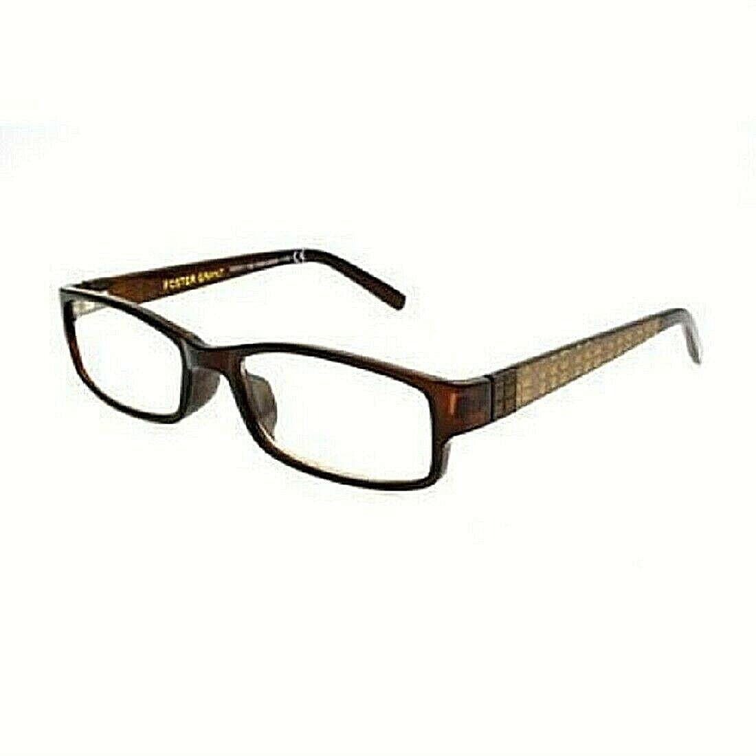 Foster Grant NS0716 Derick BRN +1.25 Men's Reading Glasses with Case - Lightweight & Stylish for Reading, Office, and Daily Use