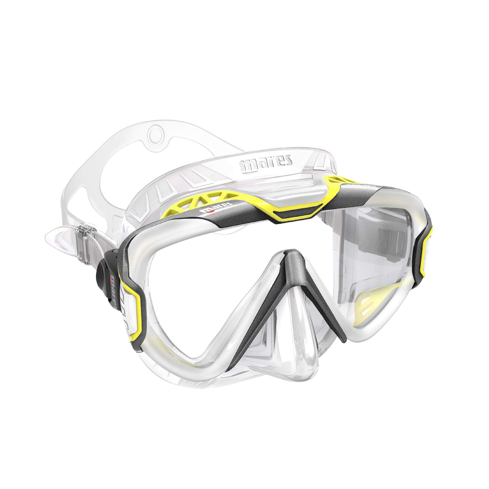 MARES Unisex Pure Wire Soft Silicone Scuba Diving Mask - Wide Field of View for Adults | Snorkeling Gear, Water Sports Equipment, Underwater Swimming Accessories | Perfect for Ocean Exploration, Pool Training & Beach Vacations