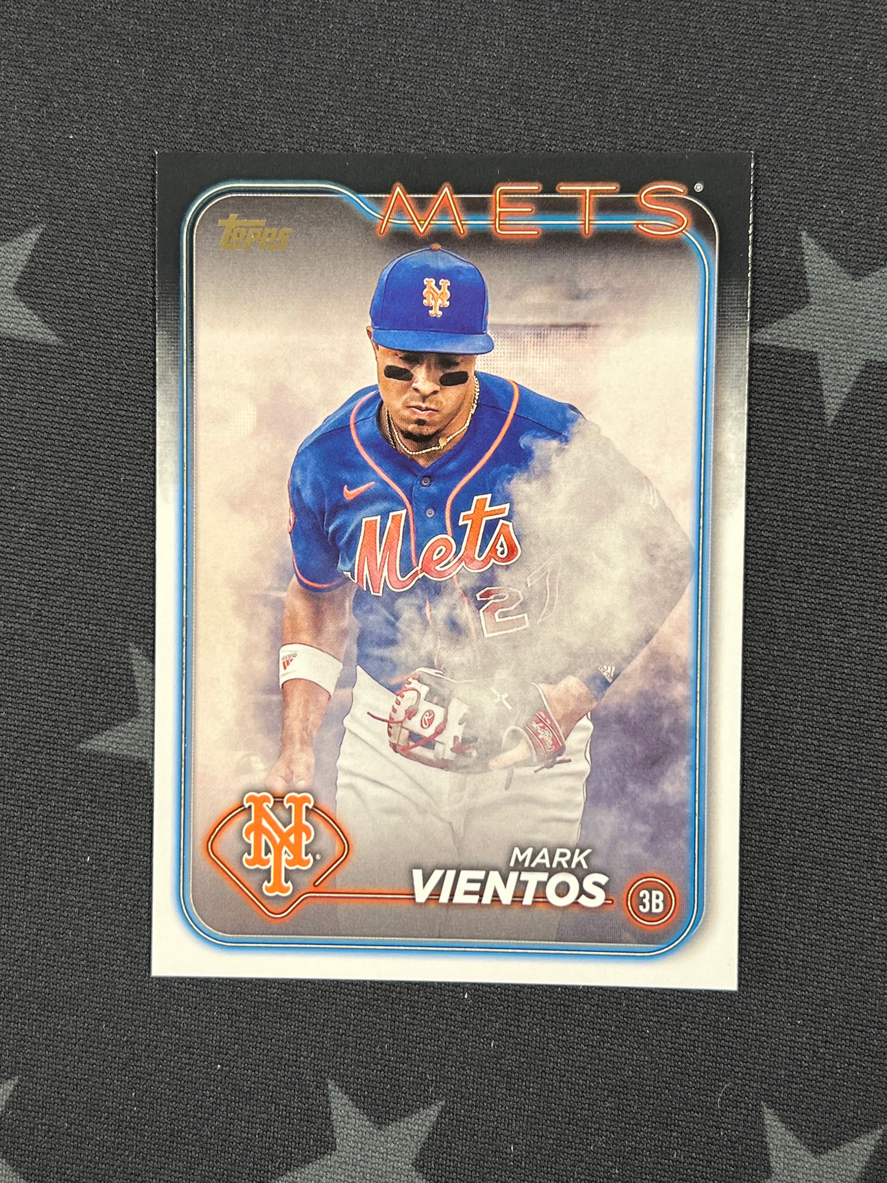 2024 Topps Mark Vientos Golden Mirror SSP #78 New York Mets Baseball Card - Rare Collectible for Sports Memorabilia Fans & Trading Card Enthusiasts