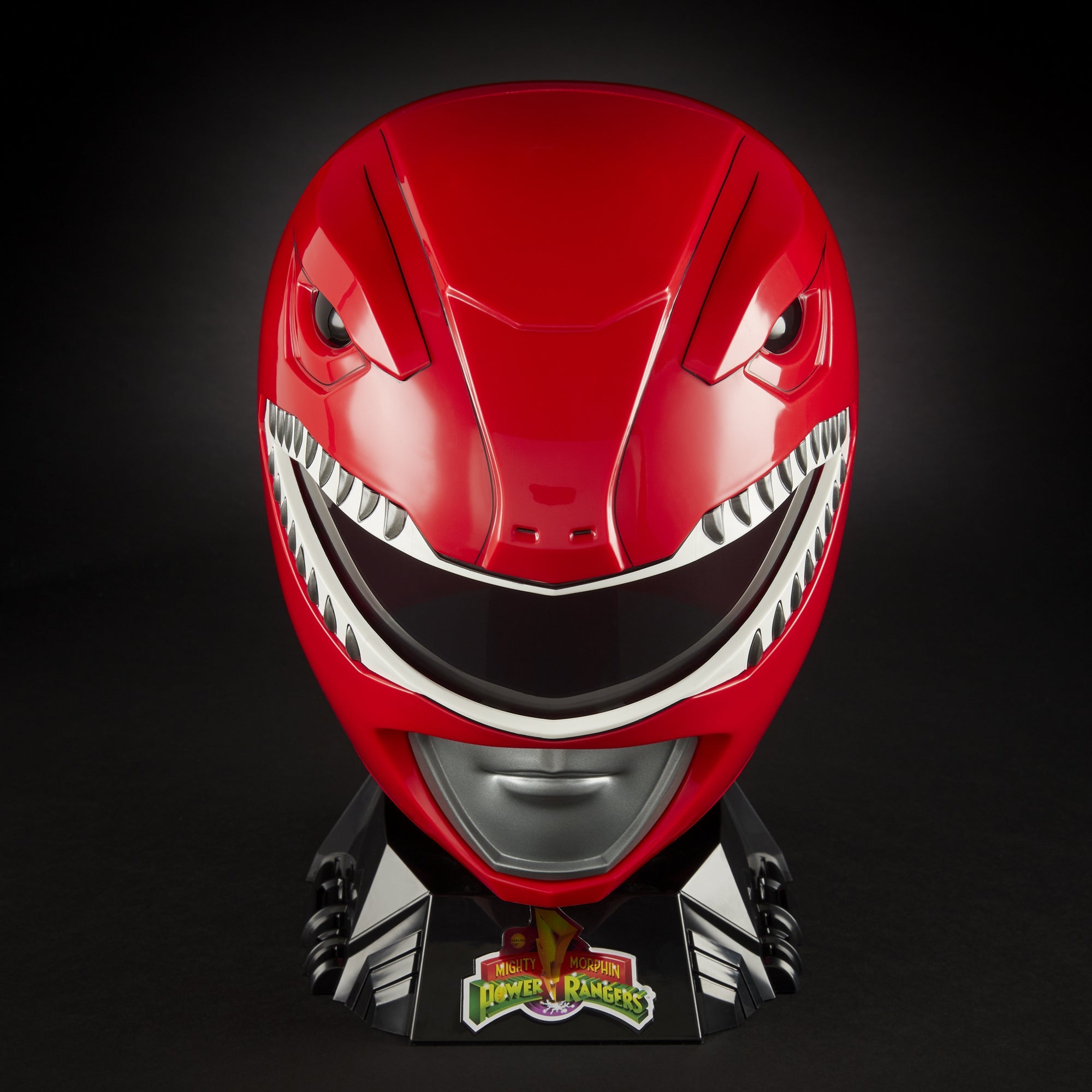 Power Rangers: Lightning Collection Mighty Morphin Red Ranger Helmet - Premium Collectible Cosplay & Display Piece for Fans & Halloween Costumes