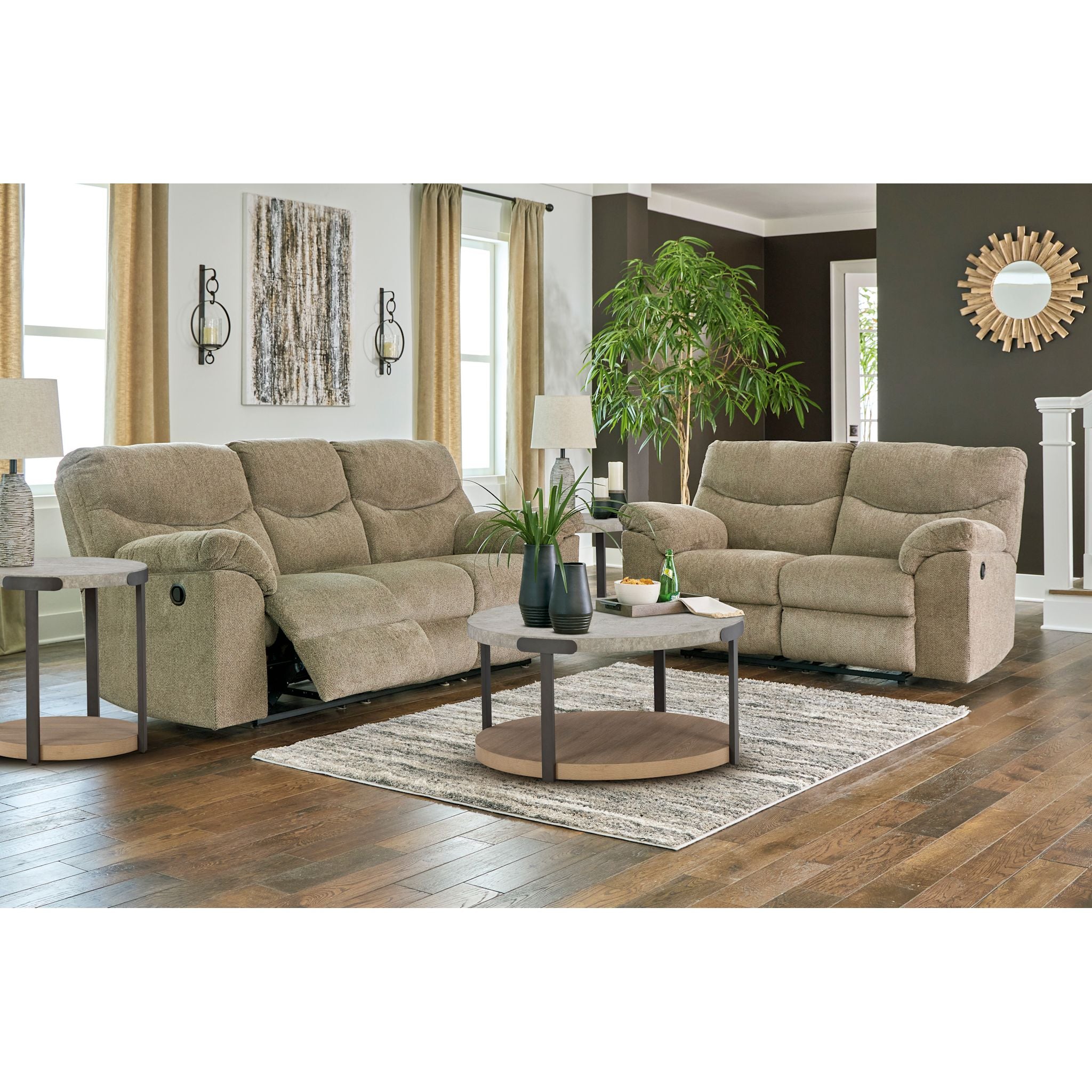 Alphons Reclining Loveseat - Modern Comfortable 2-Seater Sofa with Adjustable Backrest | Perfect for Living Room, Home Theater & Small Spaces