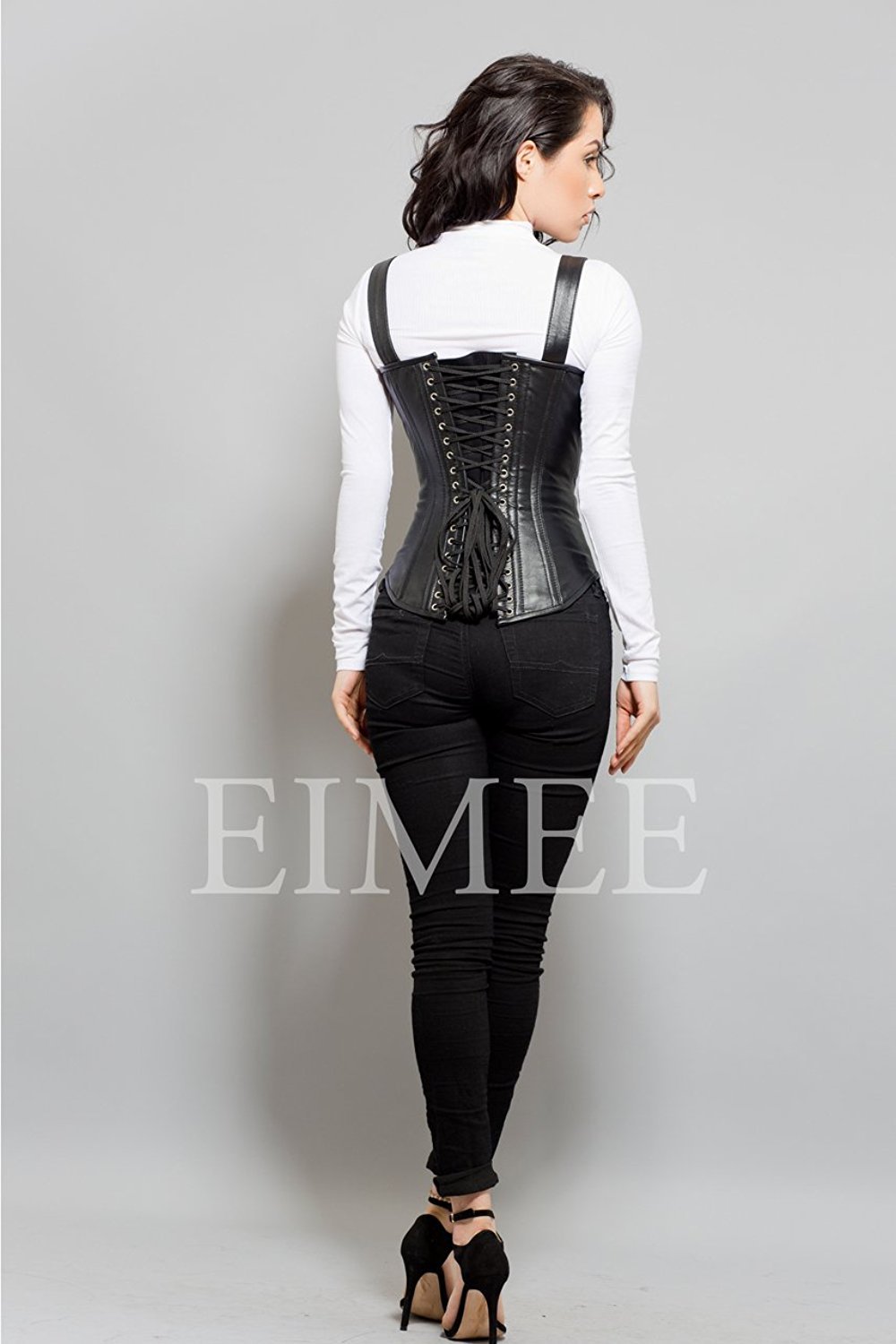 Handmade Leather Corset Waist Trainer for Women - Colombian Fajas Shapewear - Plus Size Corset for Hourglass Figure | Waist Training, Body Shaping & Special Occasion Wear