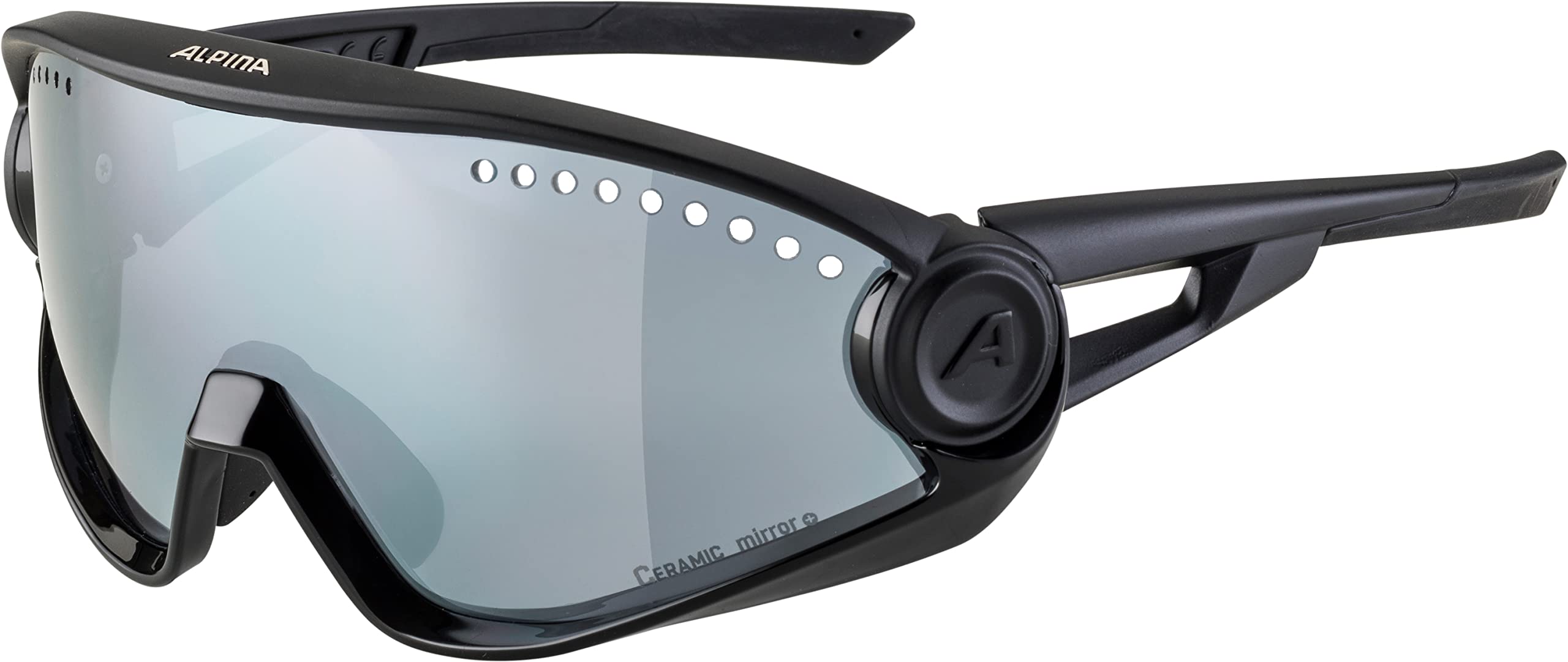 ALPINA 5W1NG Polarized Sports Sunglasses - Shatterproof Cycling Glasses with 100% UV Protection for Men & Women - Perfect for Running, Cycling, Hiking & Outdoor Activities
