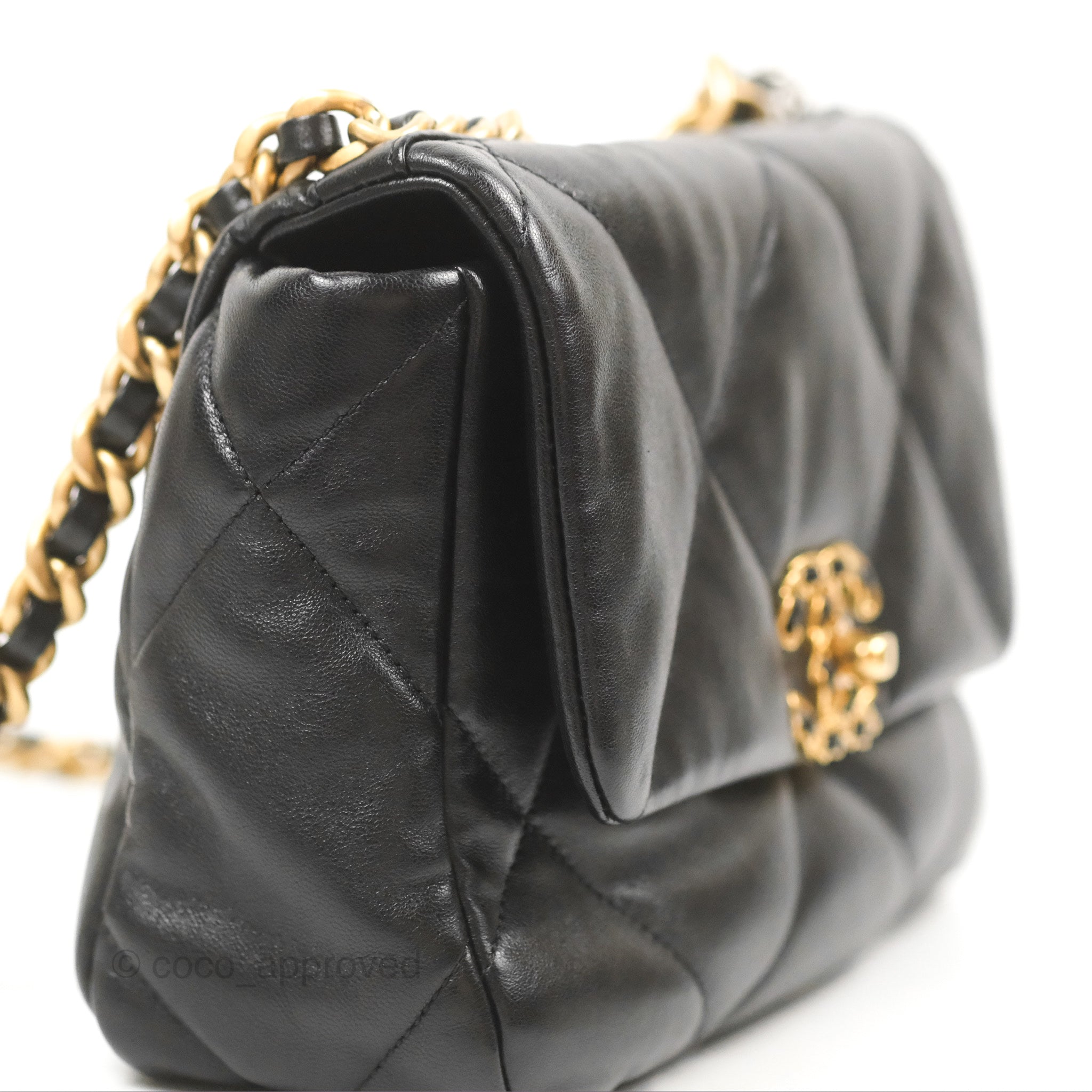 Chanel 19 Small Handbag Black Mixed Hardware - Luxury Shoulder Bag for Women, Perfect for Date Night & Evening Events