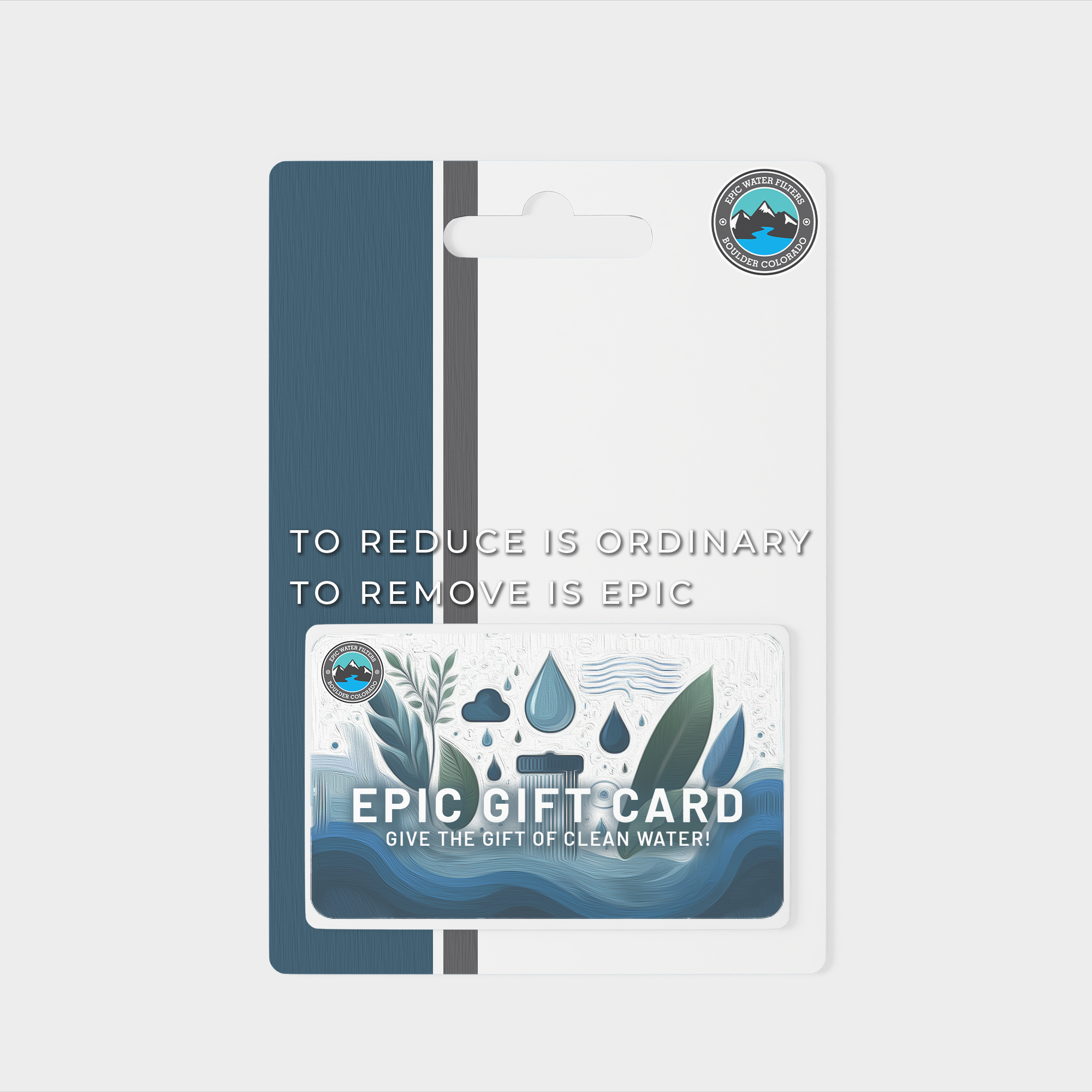 Epic Water Filters Gift Card - Perfect for Clean Drinking Water at Home, Office & Travel | Buy Online Now