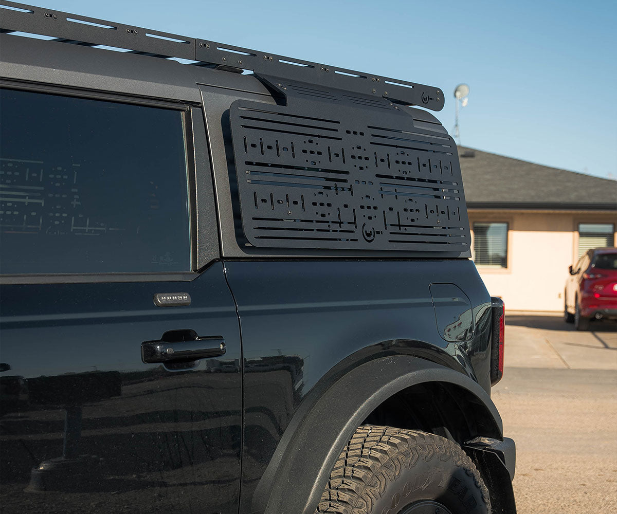 CBI Window Accessory Panel Compatible with 2021-2023 Ford Bronco 2 Door | Durable Off-Road Truck Parts | Perfect for Jeep Adventures & Overlanding Trips