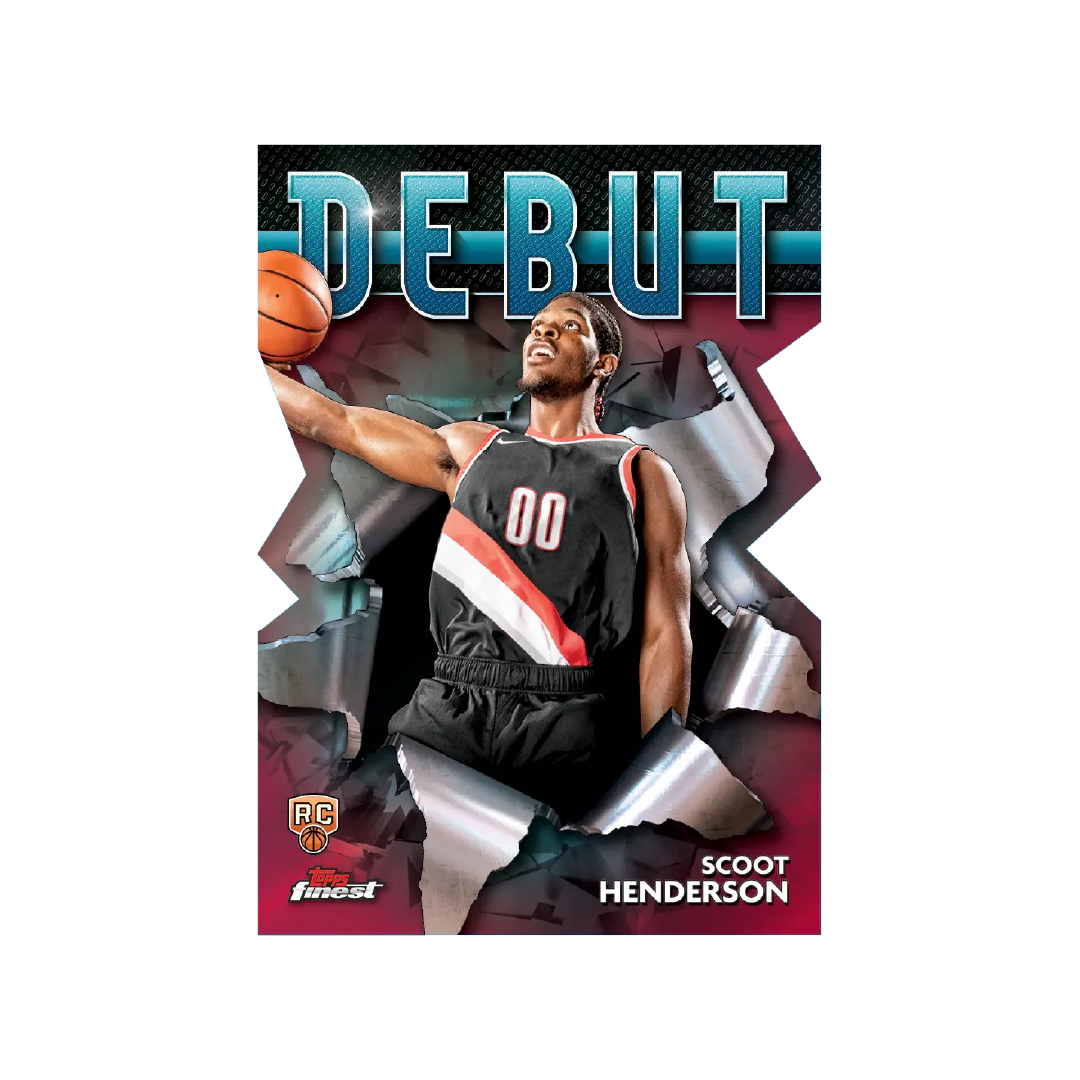 2023-24 Topps Finest Basketball Hobby Box - Premium NBA Trading Cards for Collectors & Fans - Perfect for Gifts, Investments & Game Room Displays