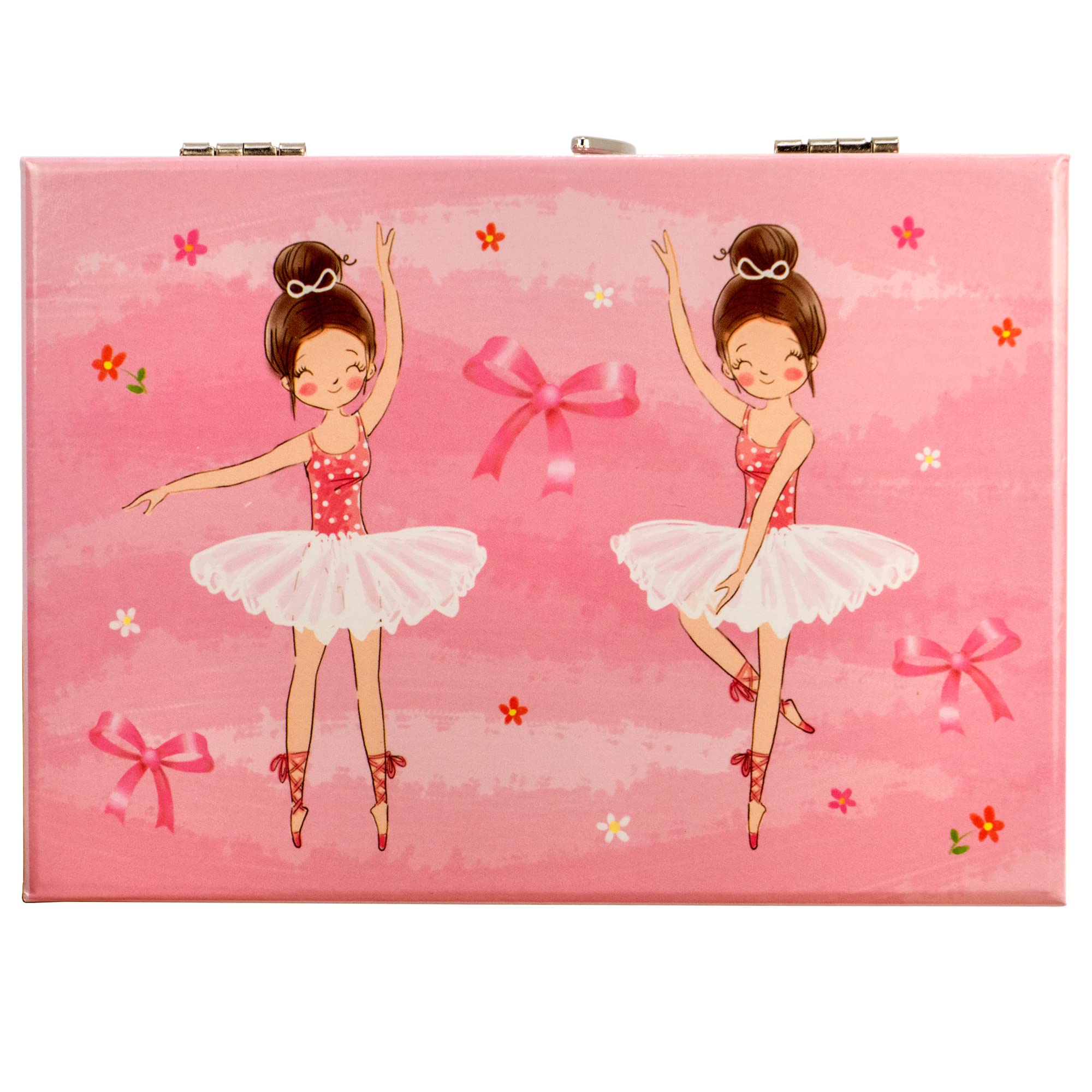 San Francisco Music Box Company - Ballet Dancing Keepsake Musical Jewelry Box with Mirror | Elegant Gift for Dancers, Ballerinas & Music Lovers | Perfect for Birthdays, Anniversaries & Special Occasions