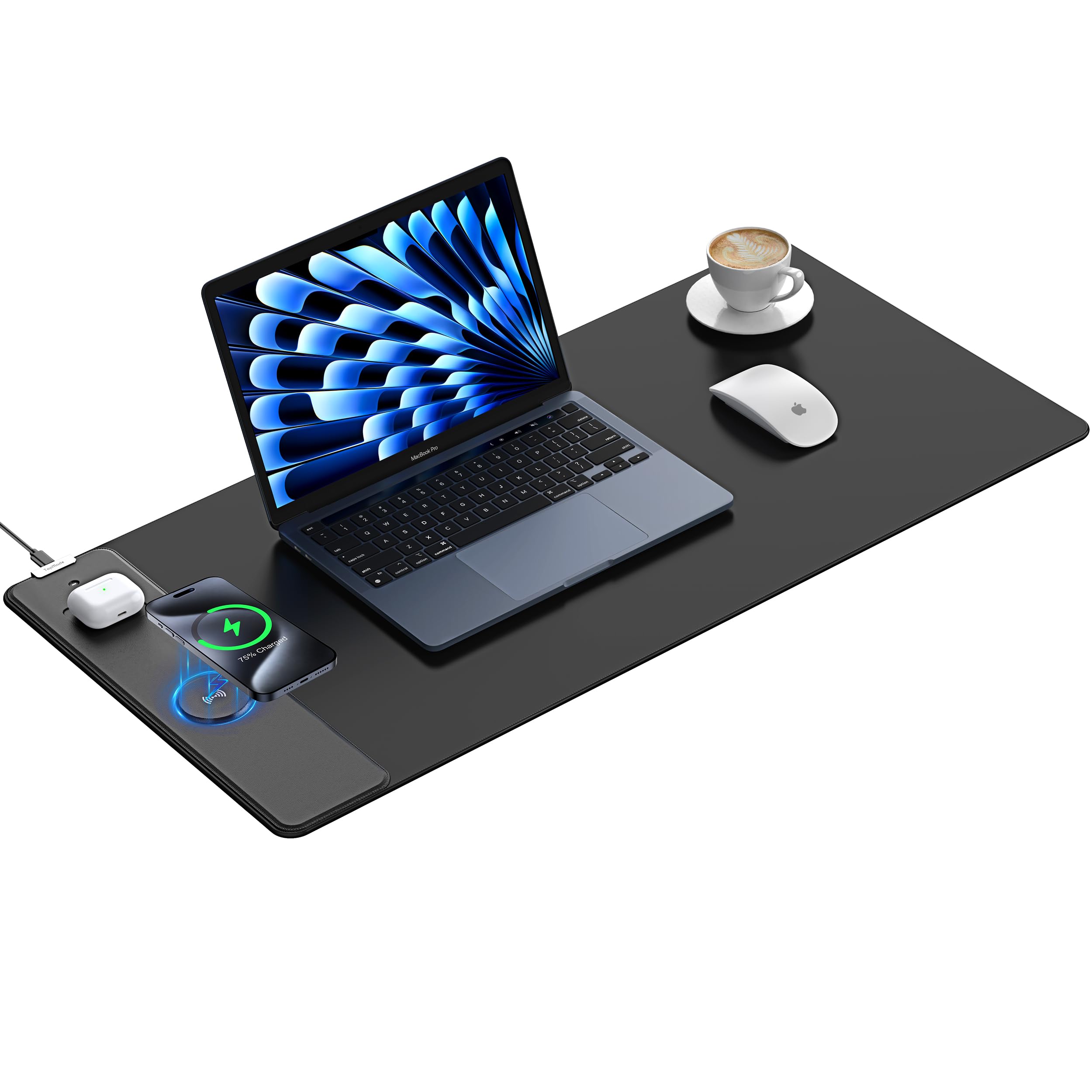 TopMade Wireless Charging Mouse Pad - XXL 31.5