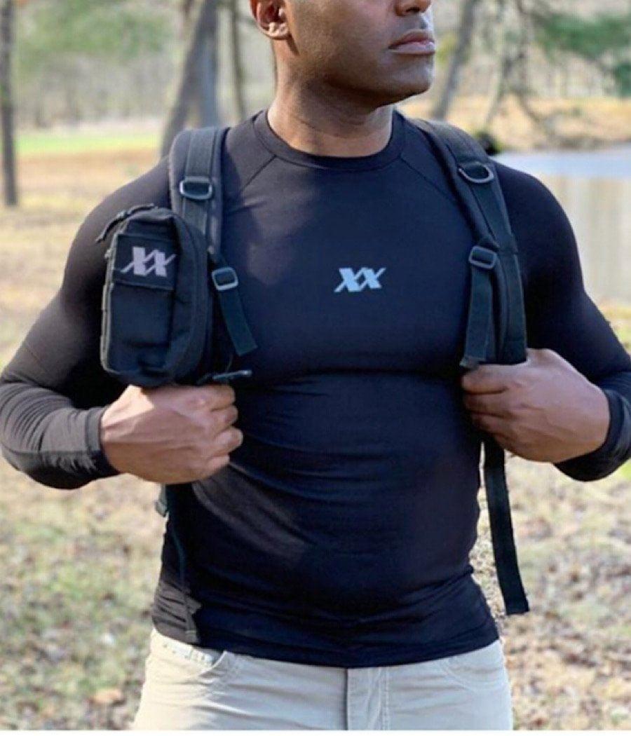 Maxx Dri Silver Elite Long Sleeve Shirt - Odor & Itch Free Performance Shirt for Men | Moisture Wicking & Anti-Bacterial | Perfect for Hiking, Gym & Outdoor Activities