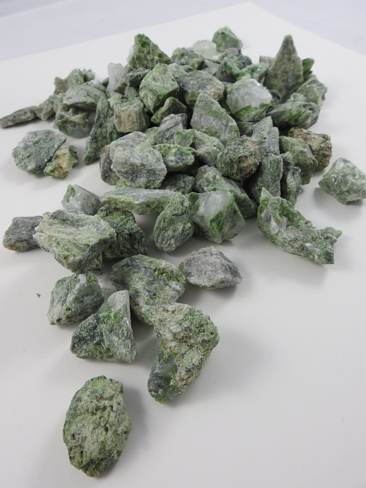 Natural Diopside Gemstone - 2.75 lb Bulk Lot | Wholesale Closeout Sale for Jewelry Making, Crystal Healing & Mineral Collection