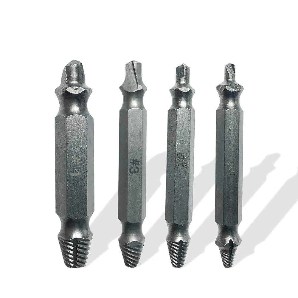 Premium Black Flexible Shaft Drill Bit Set with Extension Screwdriver Bit Holder & Broken Screw Extractor - Perfect for Electronics Repair, DIY Projects & Home Improvement (Drill Bits Included)