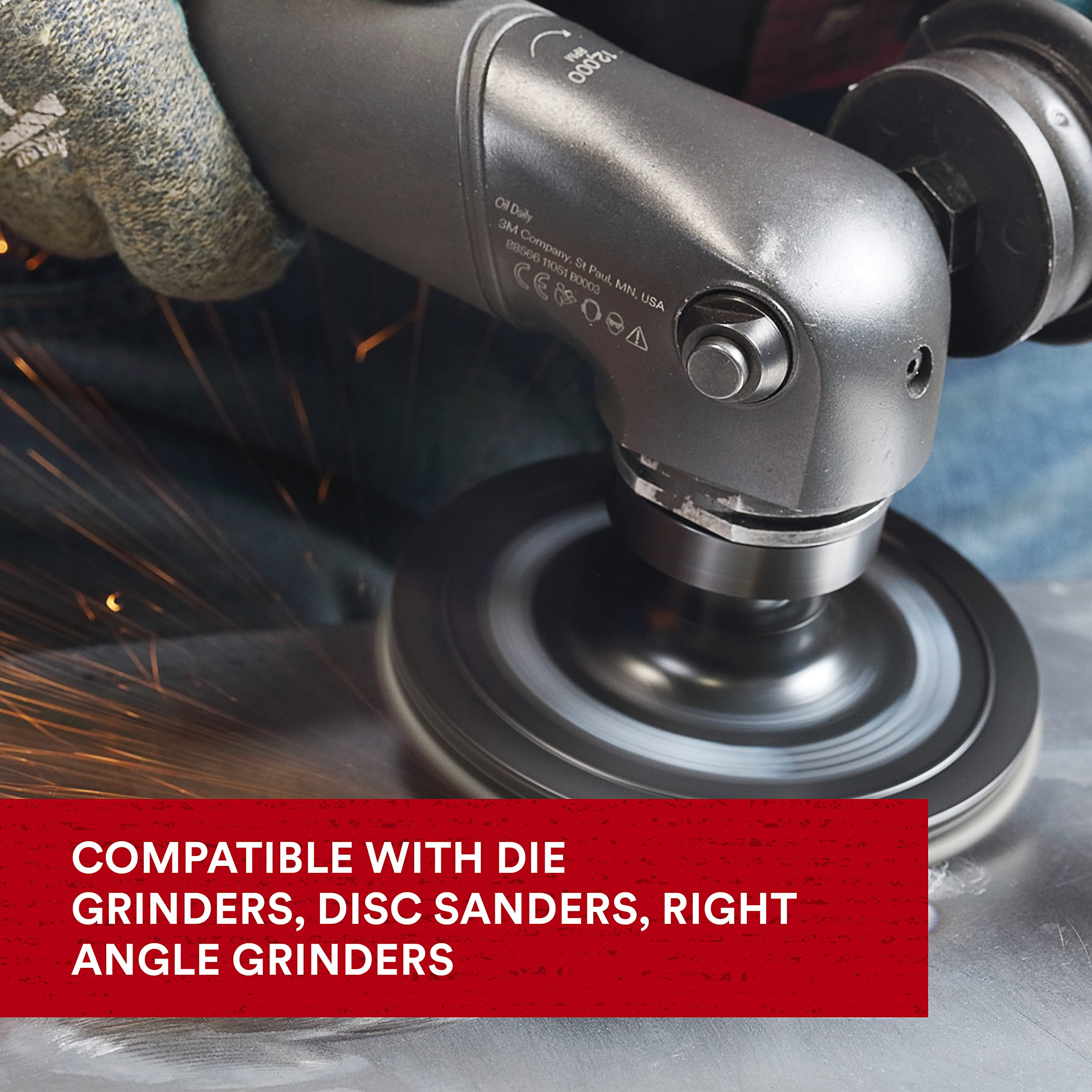 Scotch-Brite Roloc Surface Conditioning Disc - 2 Inch TR NH A CRS - 200 Pack - Perfect for Metal Finishing, Rust Removal & Surface Prep in Automotive & Industrial Applications