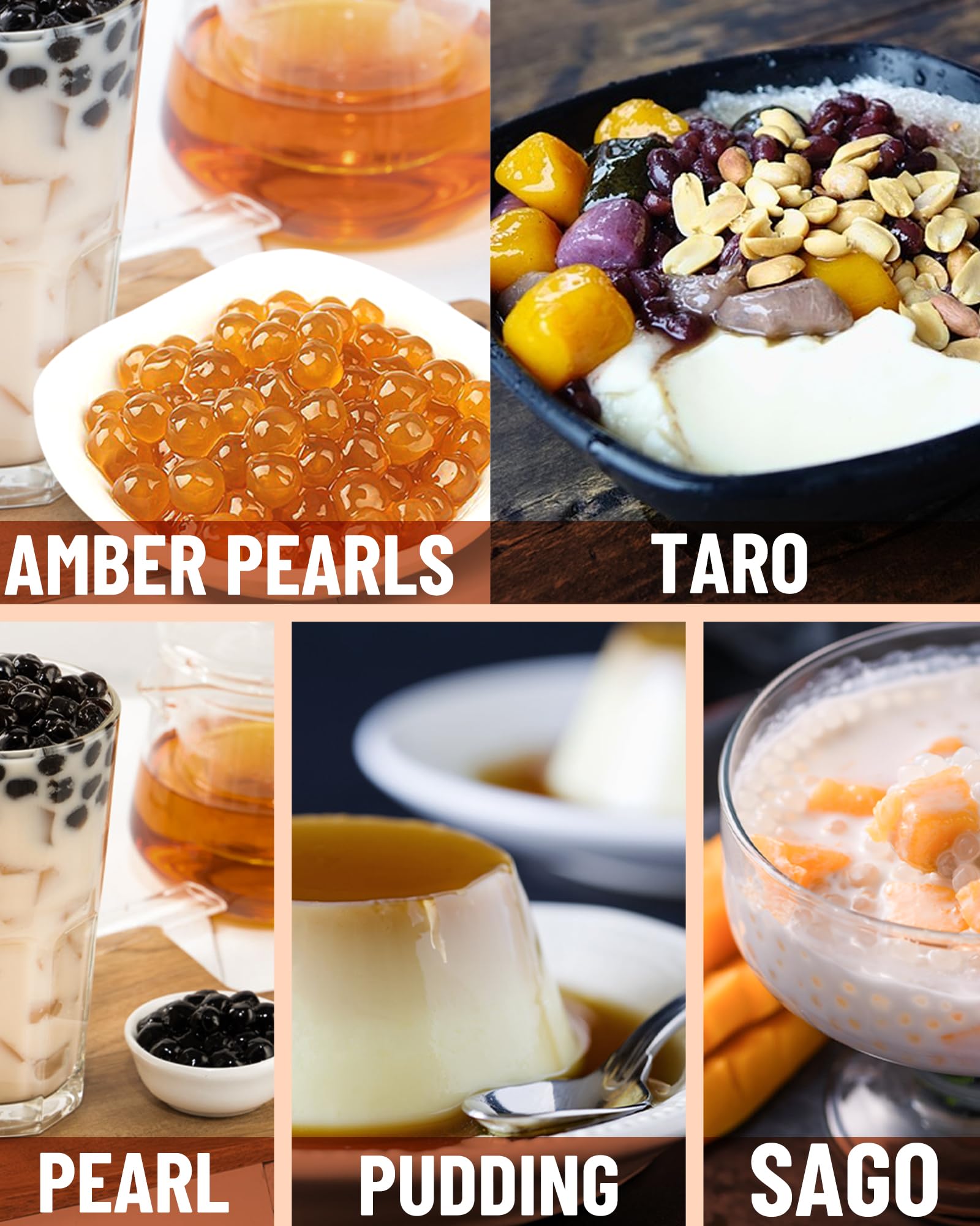 WantJoin Commercial Boba Maker Machine - Automatic Bubble Tea Pearl Cooker for Tapioca Pearls, 110V - Perfect for Restaurants, Milk Tea Shops, Dessert Stores & Lounge Bars - Make Fresh Boba for Bubble Tea, Milk Tea & Dessert Toppings