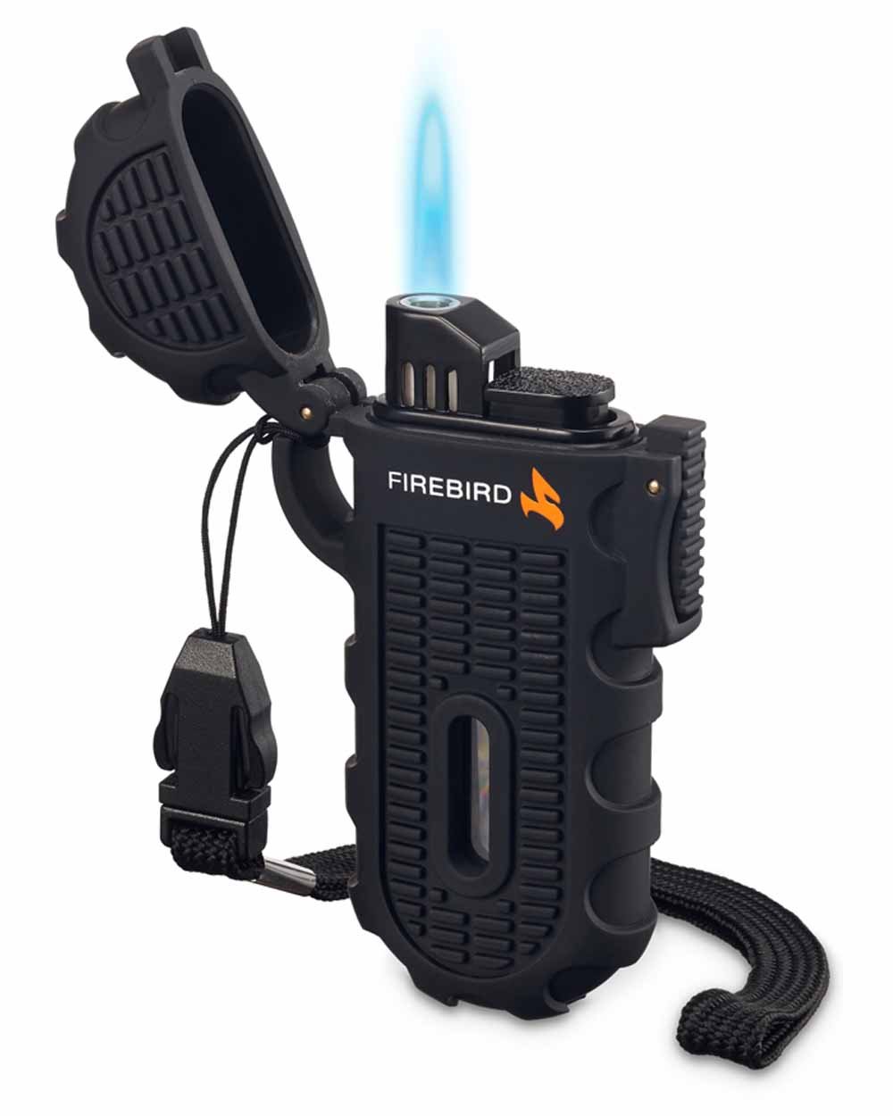 Premium Ascent Single Jet Torch Flame Lighter for Cigars & Cigarettes - Windproof Refillable Butane Lighter with Warranty - Perfect for Outdoor Smoking, Camping & BBQ Parties