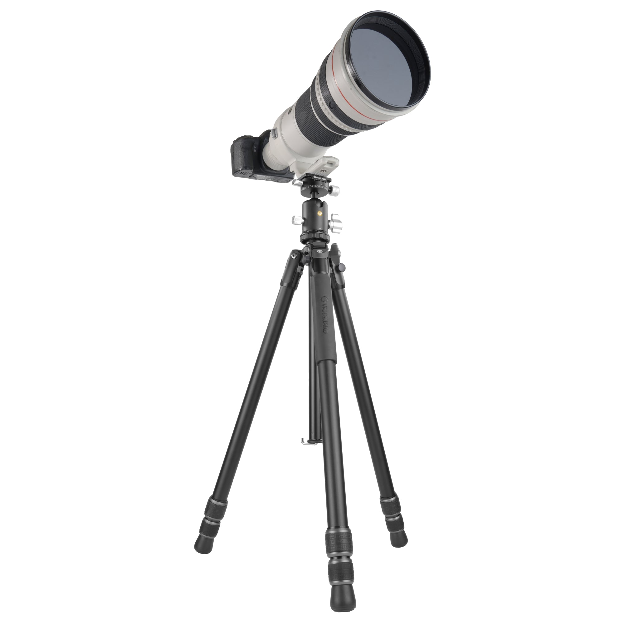 VEO 3 303AB Professional Aluminum Tripod with Dual Axis Ball Head - Lightweight & Stable for DSLR Cameras, Video Shooting, Travel Photography