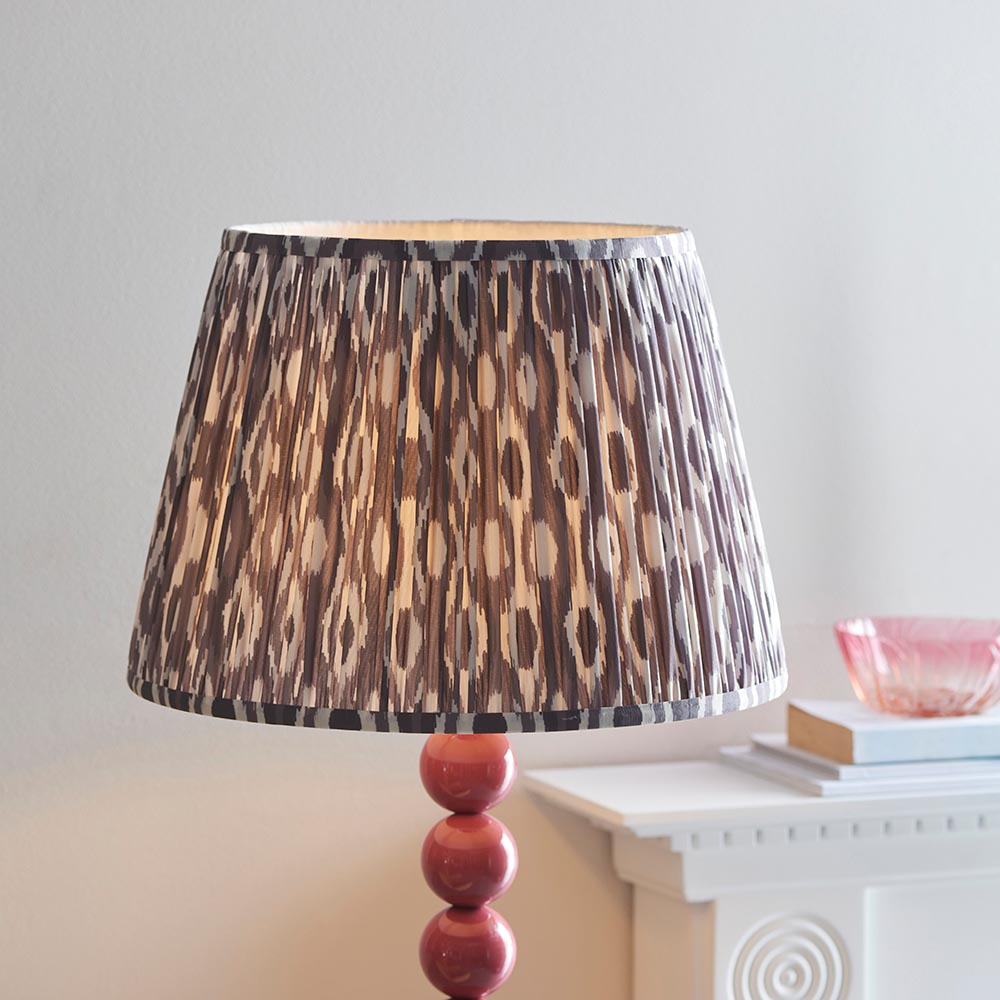 Auralis Ikat Floor Lamp with E27 Socket - Modern Handwoven Design for Living Room, Bedroom & Office Lighting