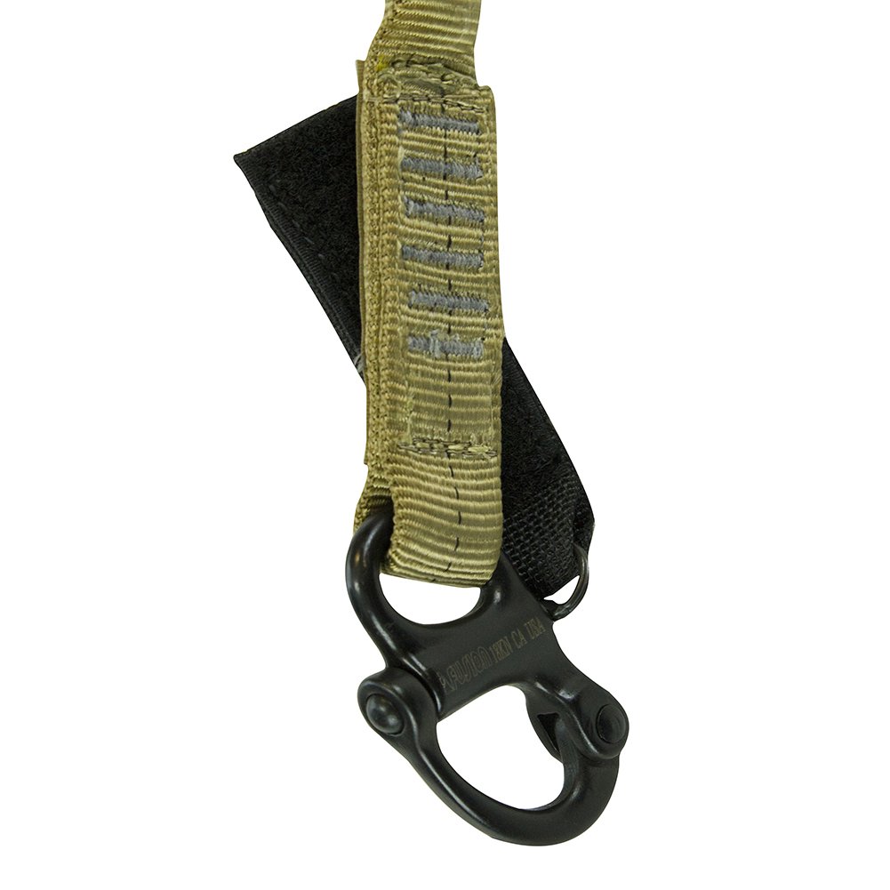Fusion Climb Safety Lanyard with Snap Hook & D-Ring Shackle - Adjustable Fall Protection for Construction, Roofing & Climbing | OSHA Compliant Personal Safety Gear
