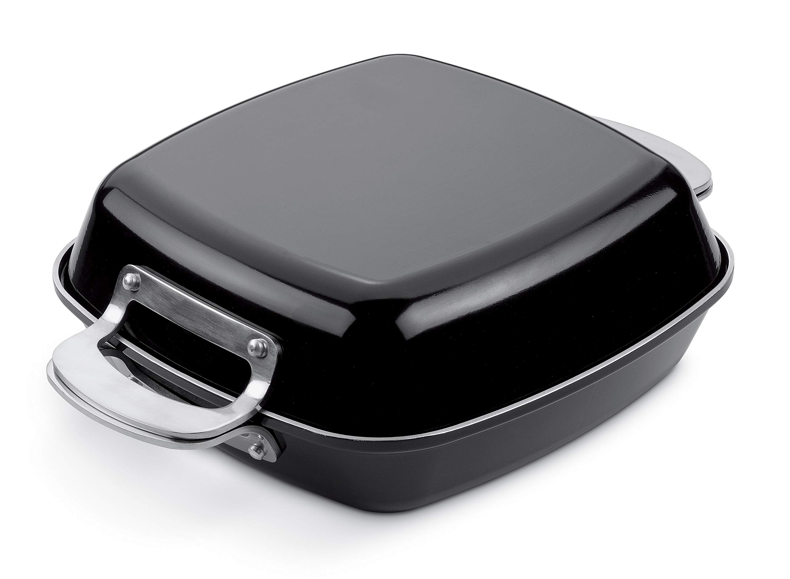 Weber 6732 Style Ceramic-Coated Nonstick Cookware Set - 10-Piece Pots and Pans for Healthy Cooking | Perfect for Frying, Sautéing & Baking | Oven & Dishwasher Safe