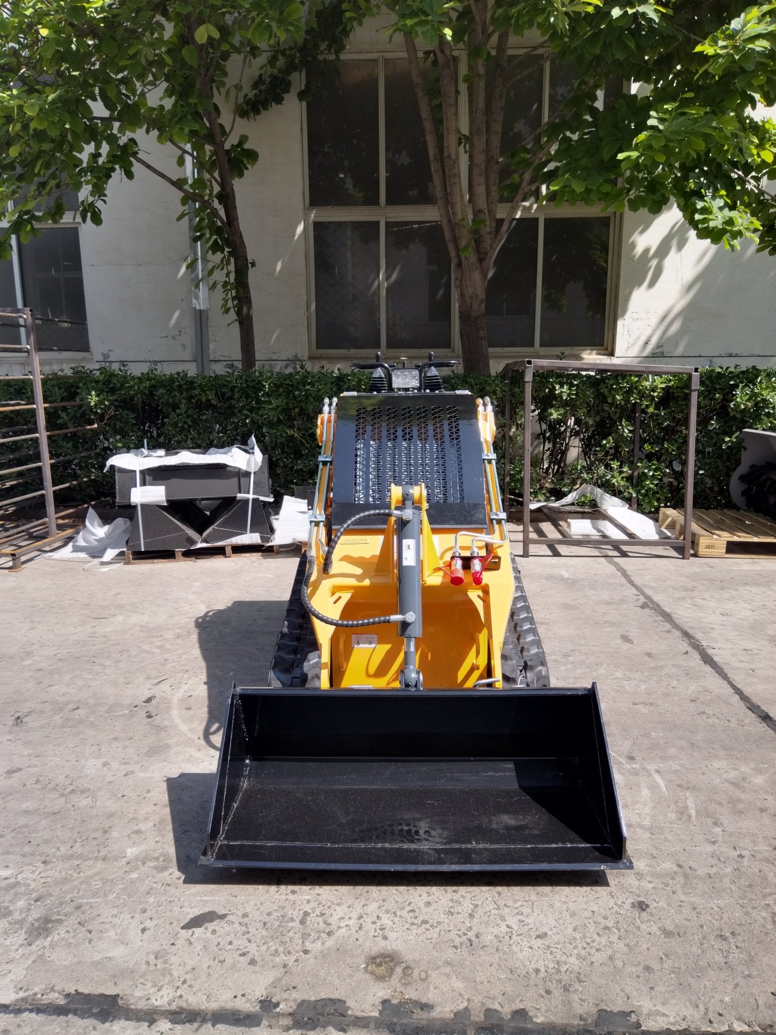 Heavy Duty Mini Skid Steer Tracked Compact Loader - T380 & T460 Models for Construction, Landscaping & Farm Work | Compact Equipment for Tight Spaces & Tough Jobs